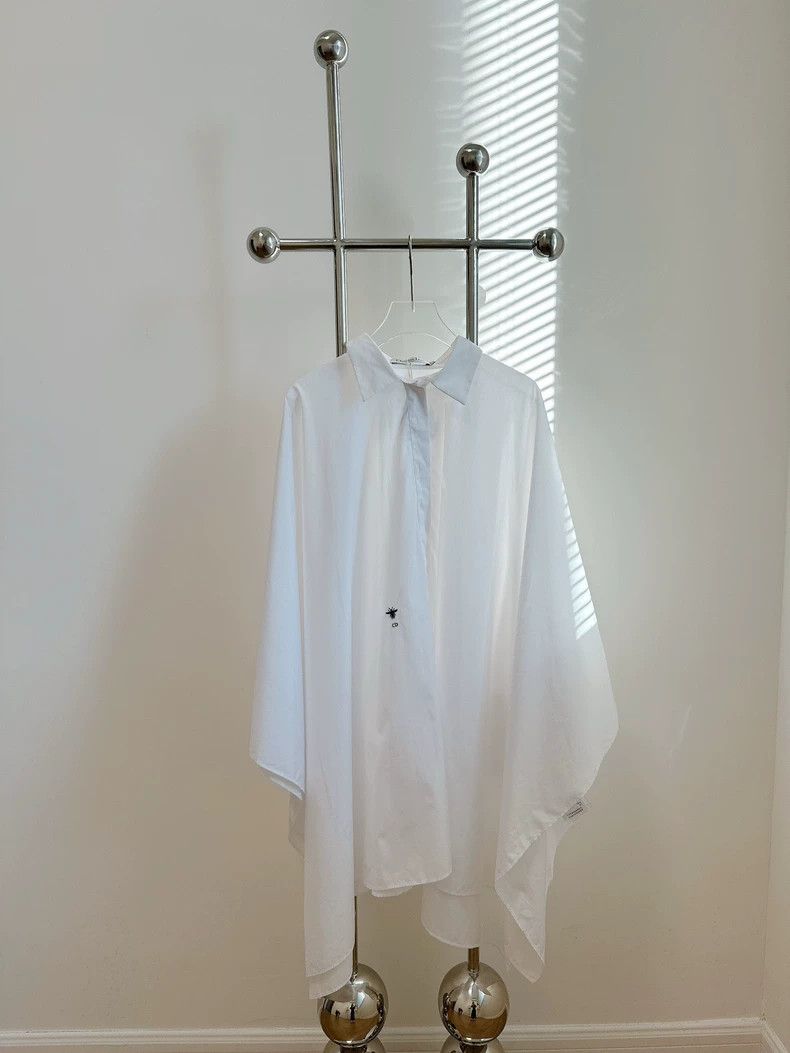 Dior Dior White shirt dress Size XS / US 0-2 / IT 36-38 - 1 Thumbnail