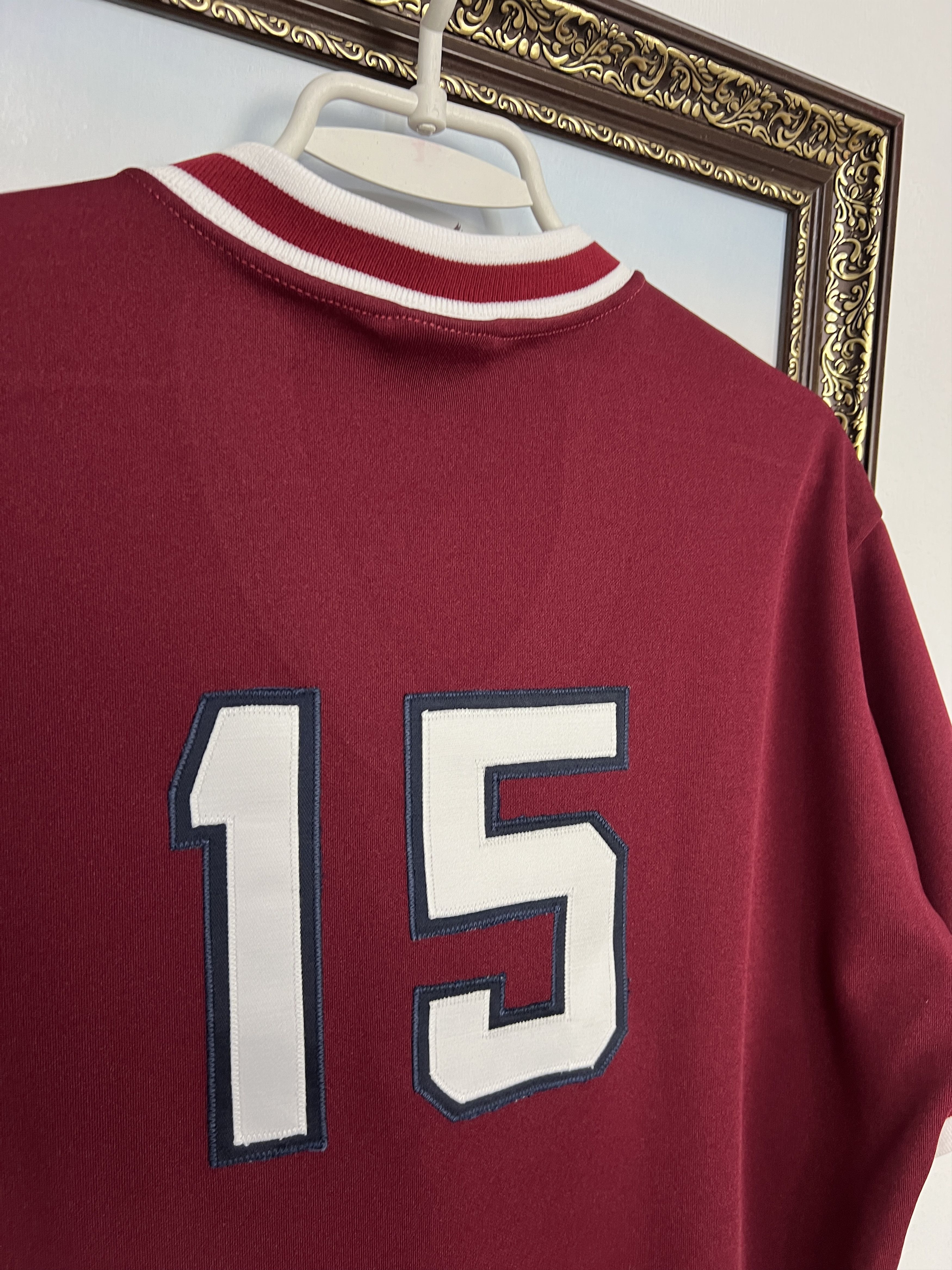 Vintage Vintage Rawlings Baseball USA Made #15 Jersey Trikot Shirt Size US L / EU 52-54 / 3 - 10 Thumbnail