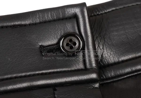 Comme des Garcons Comme Des Garcons size M Synthetic leather belt wrap skirt Size 25" / US 0 / IT 36 - 4 Thumbnail