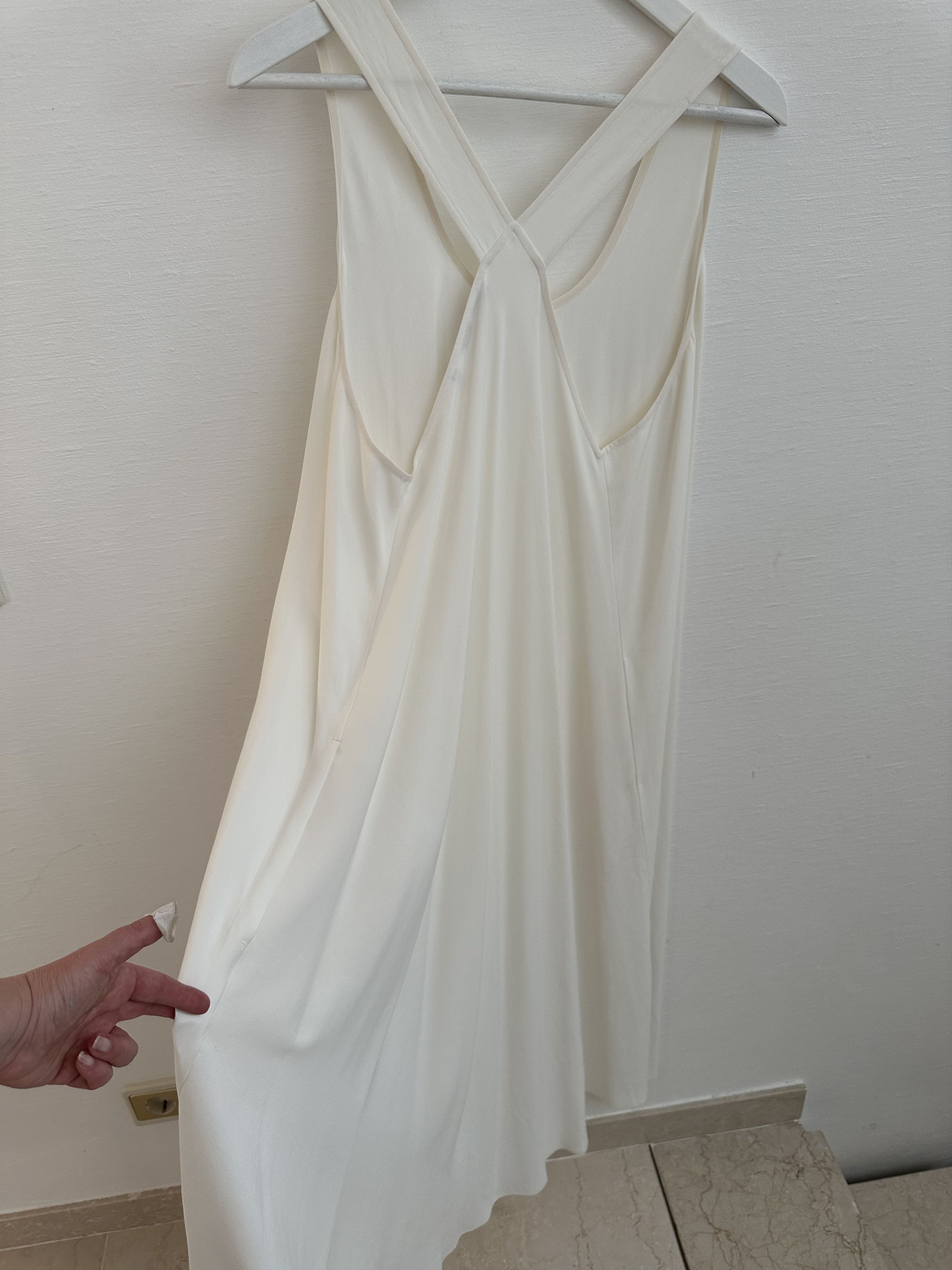 Helmut Lang Light asymmetric dress Size L / US 10 / IT 46 - 6 Thumbnail