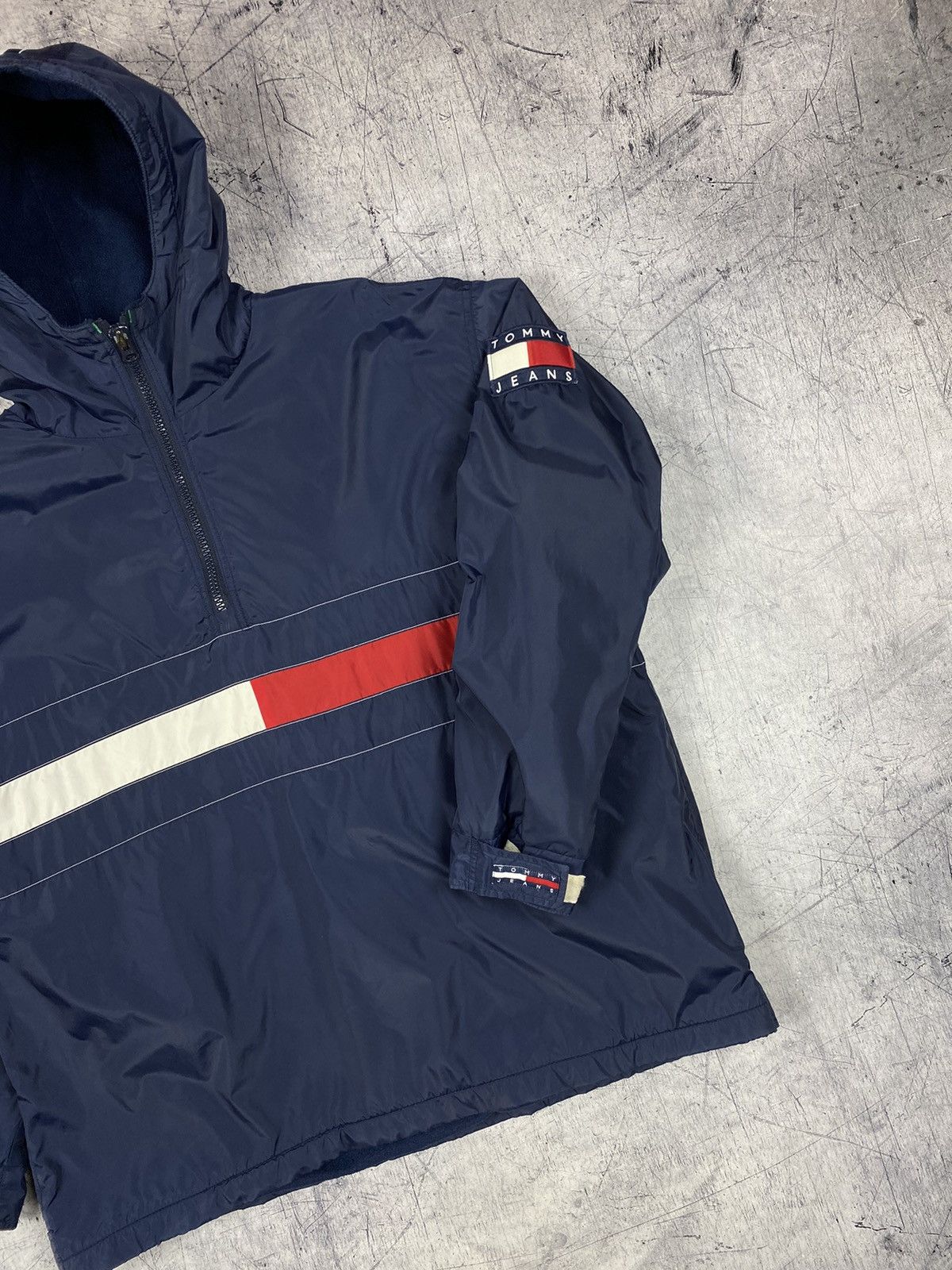 Tommy Hilfiger Vintage Tommy Hilfiger Hype Double Big Logo Jacket Anorak Size US M / EU 48-50 / 2 - 4 Thumbnail