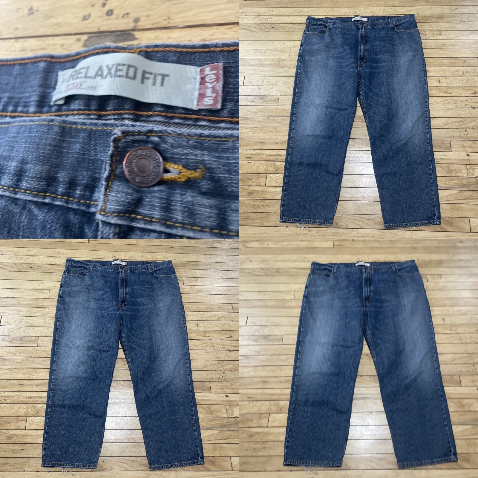 Levi's VINTAGE Levi’s Jeans 550 Jeans Men 52x30 Baggy Y2k Relaxed Fit Blue Streetwear Denim Men Size US 36 / EU 52 - 10 Thumbnail
