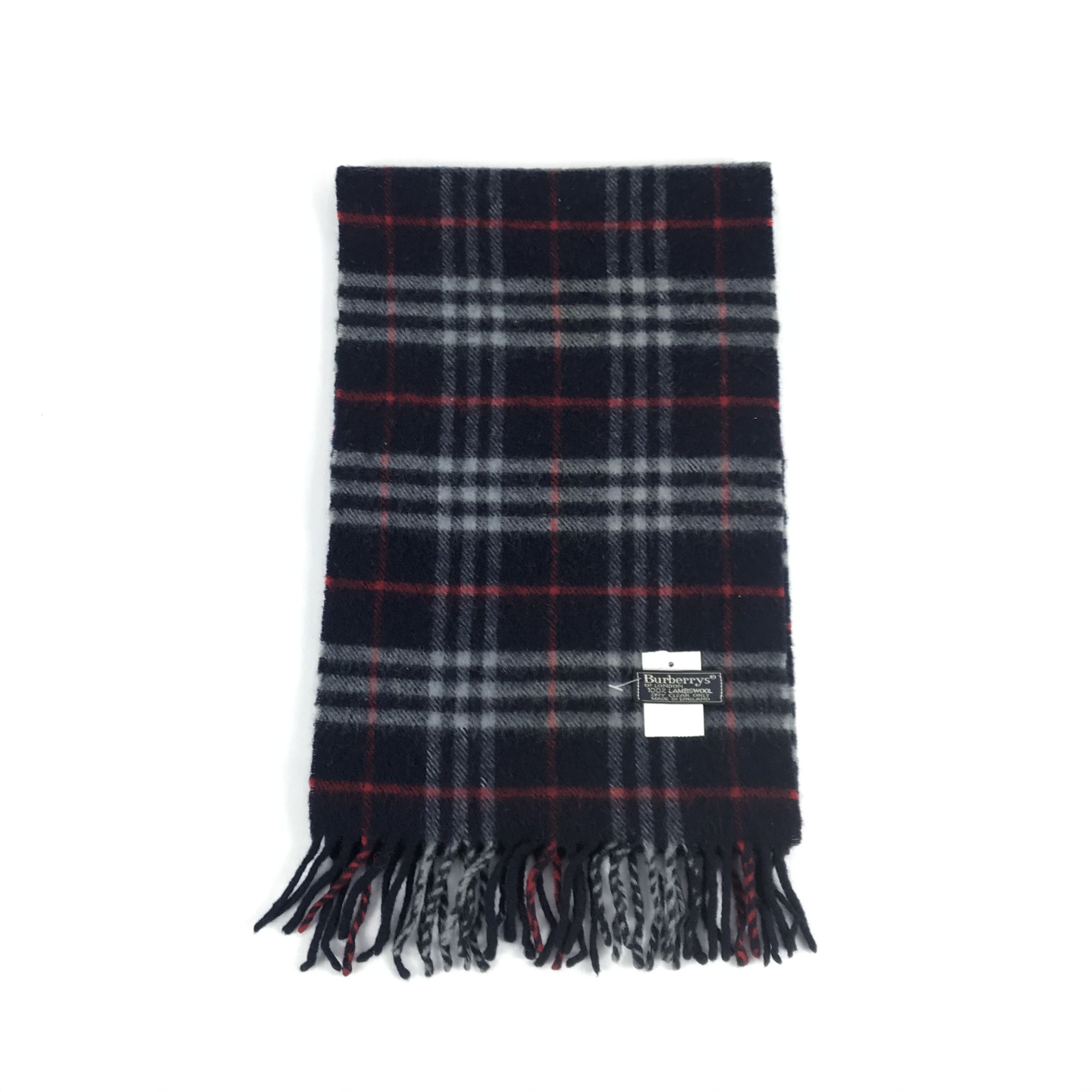 Burberry Vintage Burberry Scarf Muffler Wool Cashmere Scarves Size ONE SIZE - 2 Thumbnail