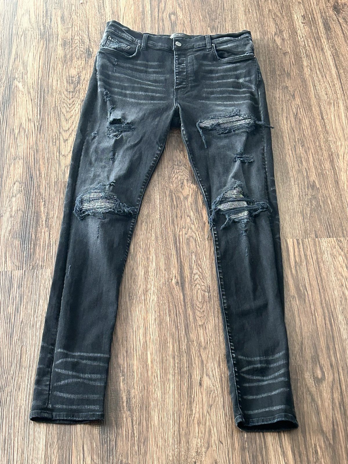 Amiri AMIRI Crystal Mx1 Jean- Black Size US 36 / EU 52 - 3 Thumbnail