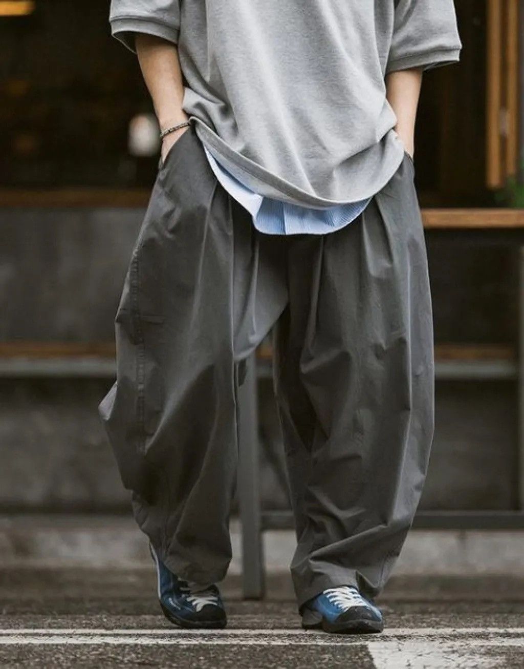 Yohji Yamamoto Season Reason Wool Wide Balloon Pants Size US 32 / EU 48 - 7 Thumbnail