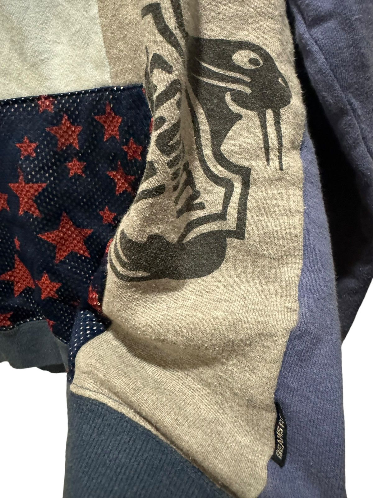 Beams Plus DECONSTRUCTIVE UNPARALLEL BEAMSBOY BULLDOG HEARTIES HOODIES Size US S / EU 44-46 / 1 - 4 Thumbnail