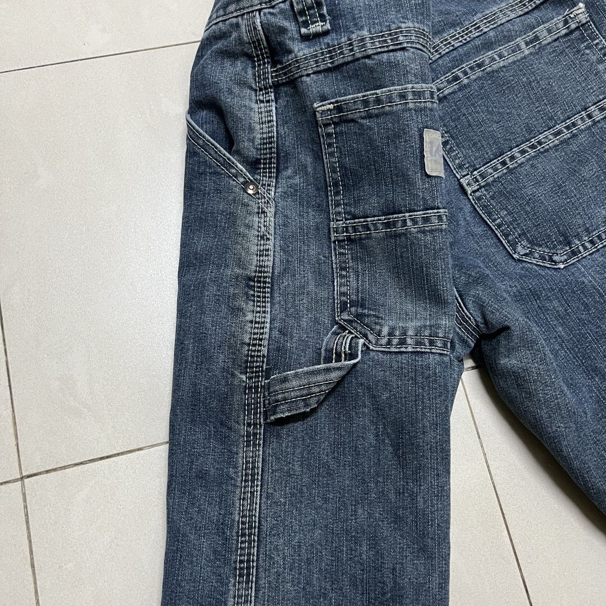 Lee × Vintage Vintage Lee Dungarees Carpenter Jeans Size US 31 - 6 Thumbnail