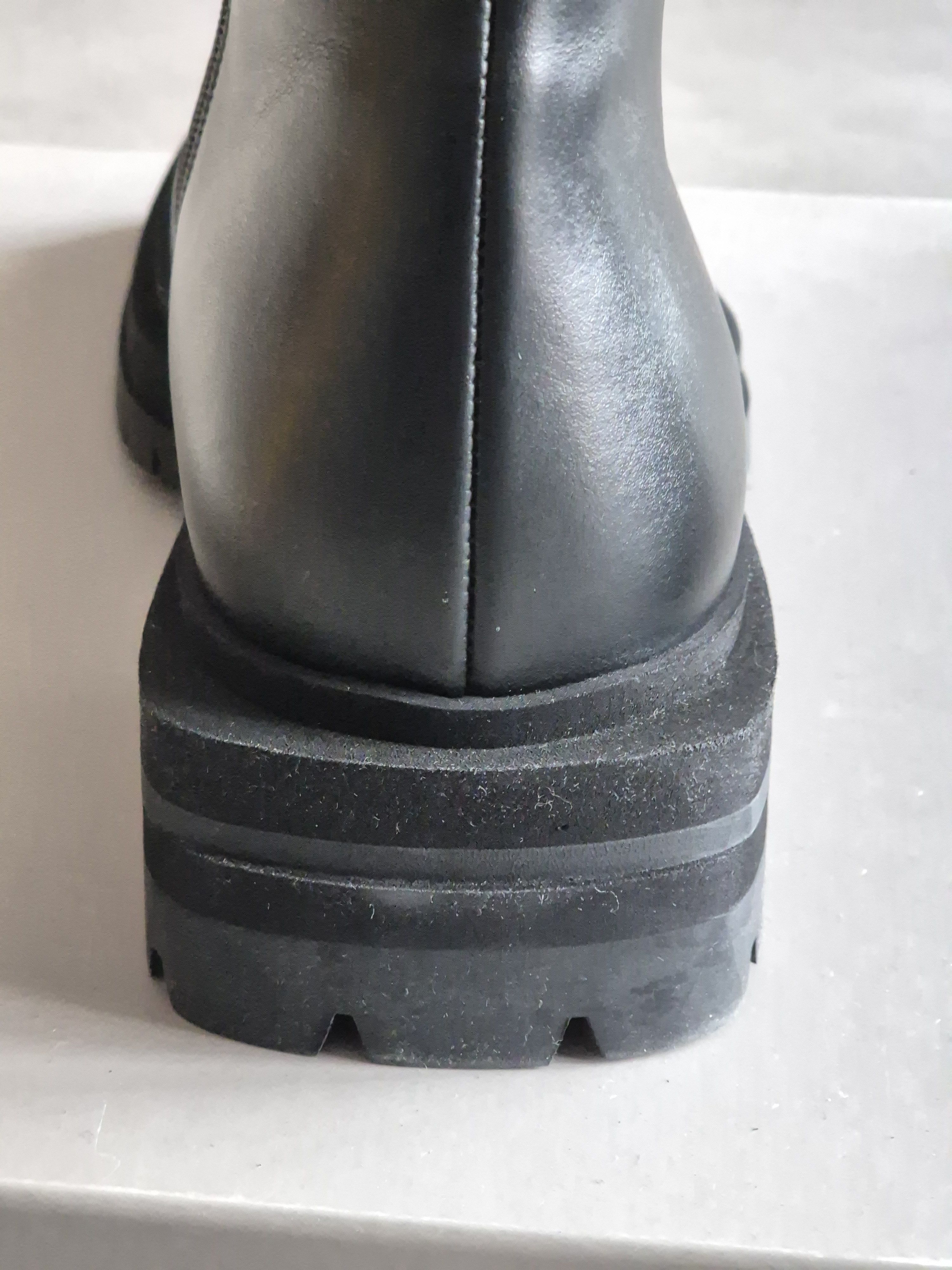 Trussardi GmbH Black Leather Zip Boots Size US 7.5 / EU 40-41 - 5 Thumbnail