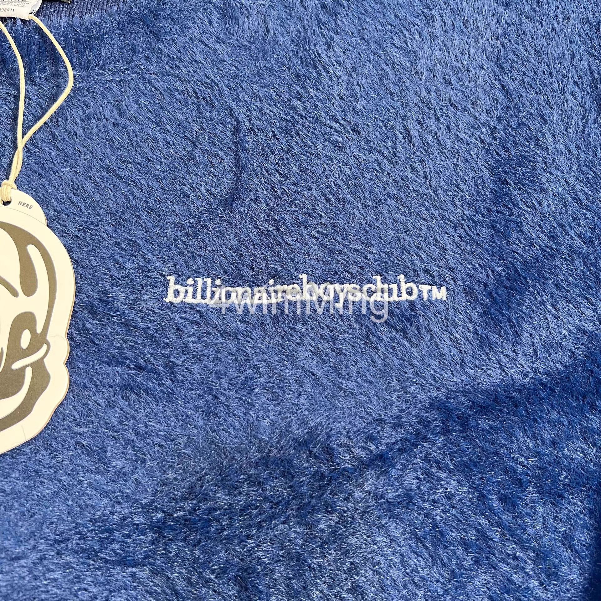 Billionaire Boys Club BBCUSFauxMink Solid Color Embroidered Crew Neck Sweater Q7 Size US XL / EU 56 / 4 - 4 Thumbnail