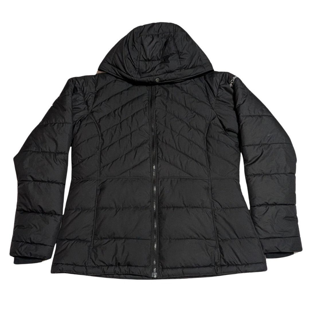 Columbia Columbia Black Puffer Jacket Hooded Women’s Size L USED Size L / US 10 / IT 46 - 5 Thumbnail
