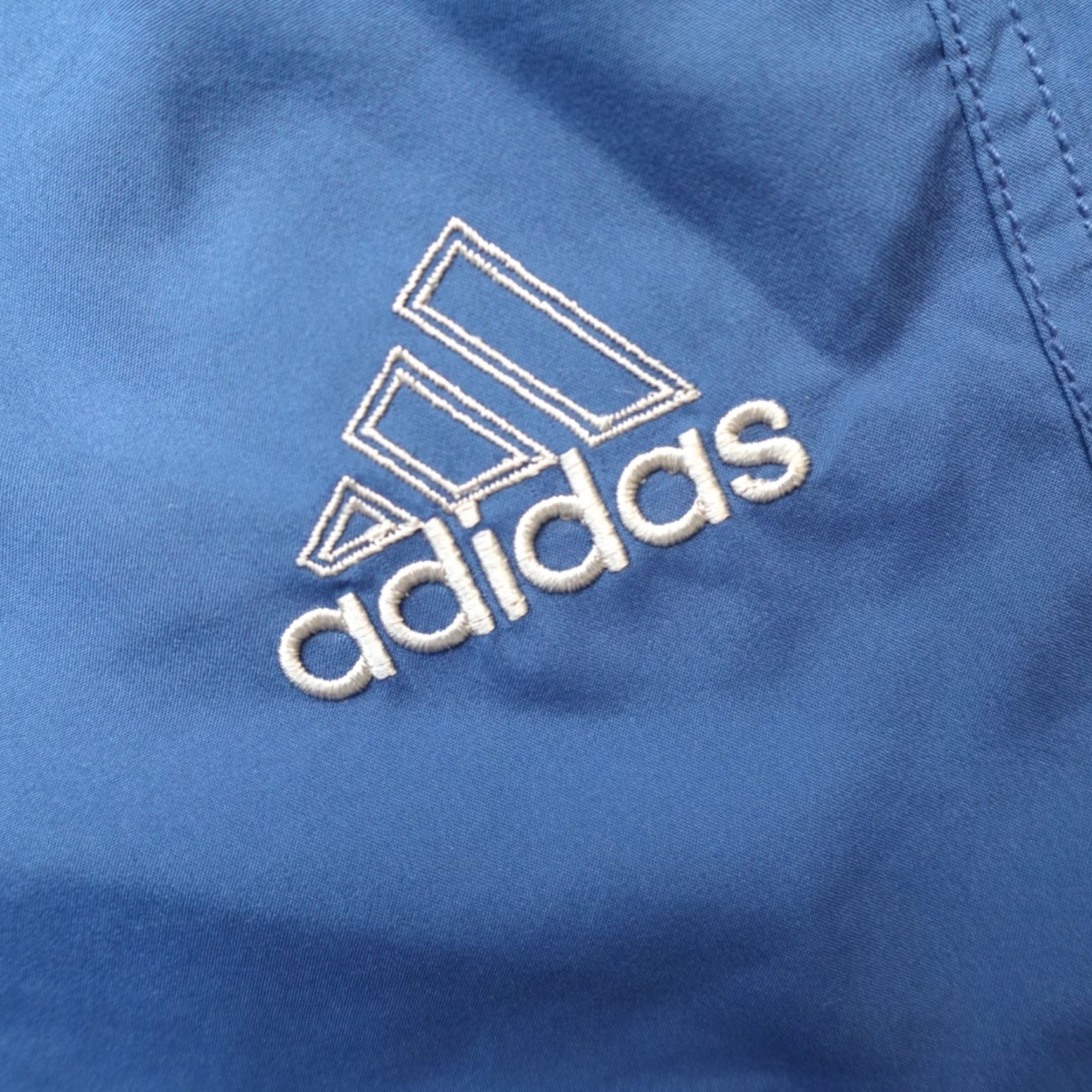 Adidas VINTAGE adidas Pants Large Blue Jogger Lined Zip Cuffs 1999 Mens Pants Regular Size L Blue Jogger Vintage adidas Size US 33 - 5 Thumbnail