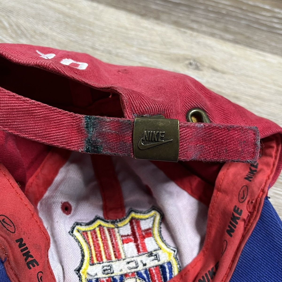 Nike × Vintage 00s ronaldinho barcelona hat Size ONE SIZE - 8 Thumbnail