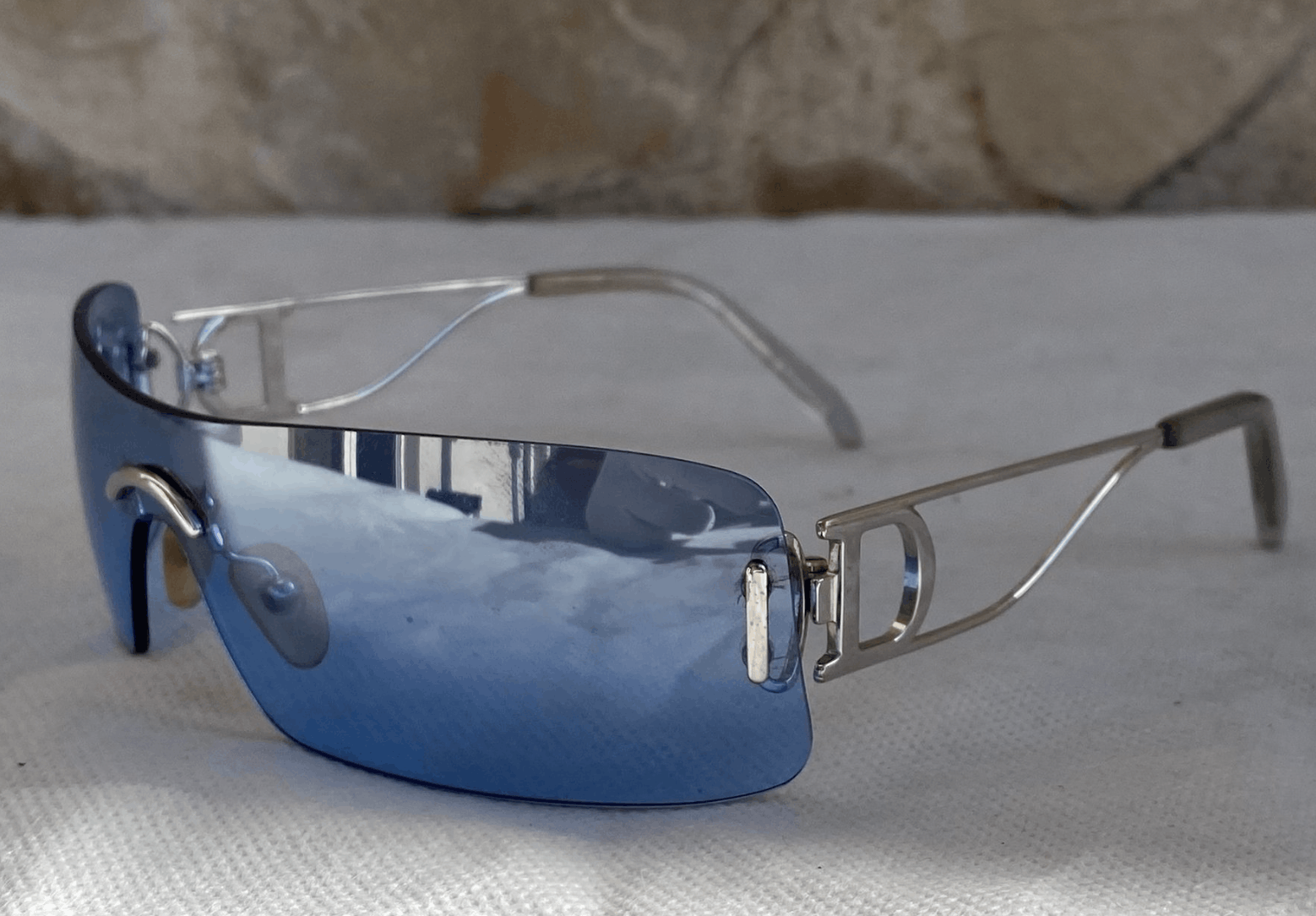 Dior Dior Sunglasses Miss Diorella Mask Shield Sport Bike Vintage Size ONE SIZE - 1 Thumbnail