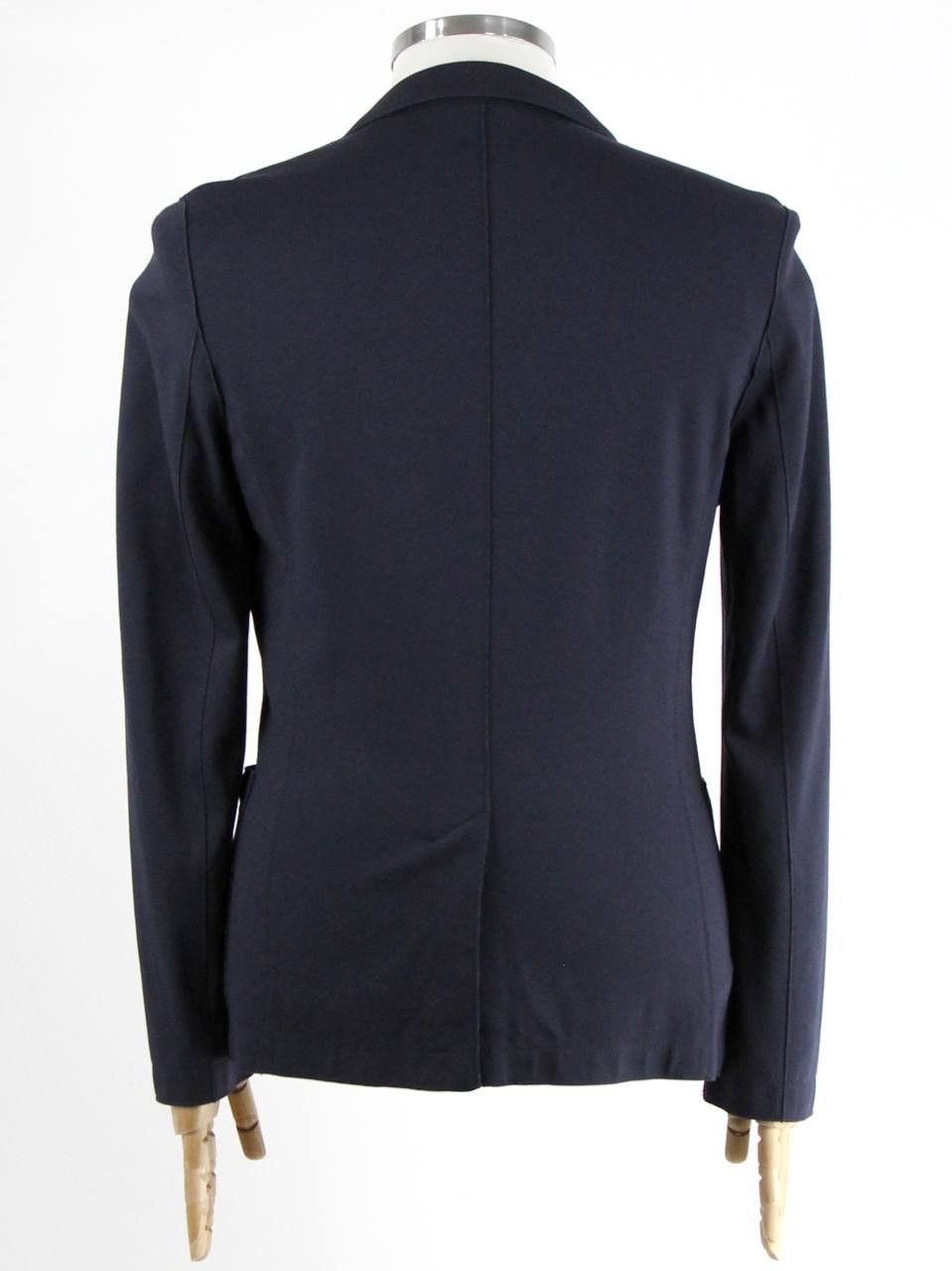 Hugo Boss HUGO BOSS Blue knitted jacket Size 48R - 4 Thumbnail