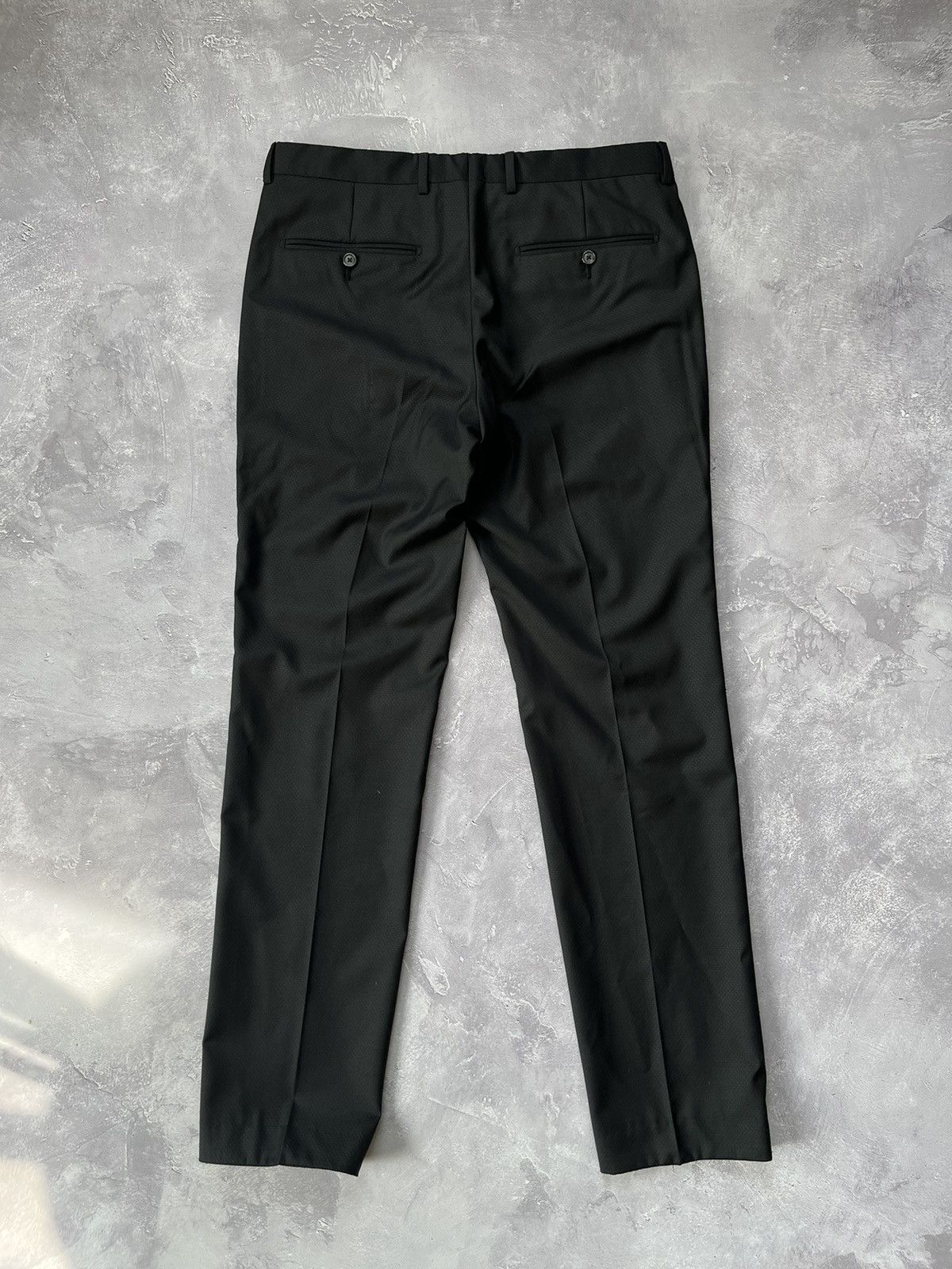 Ermenegildo Zegna ERMENEGILDO ZEGNA Wool Suit Blazer/Trousers Grey Drop 8 48 R Size 48R - 9 Thumbnail
