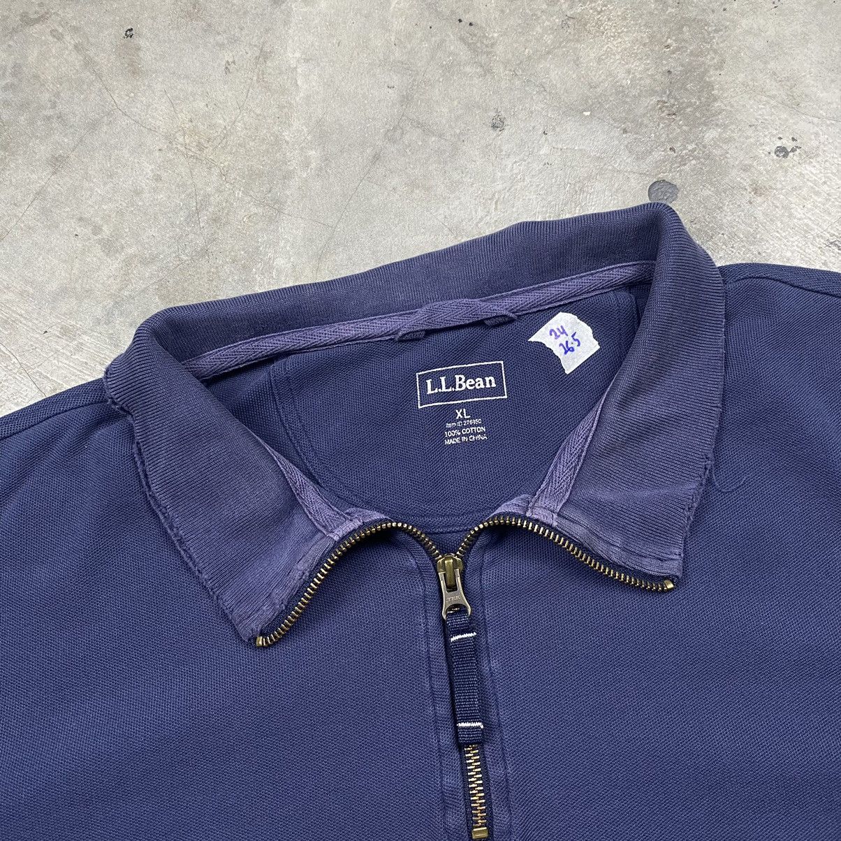 L.L. Bean × Vintage y2k LL Bean Distressed Quarter Zipper Size US M / EU 48-50 / 2 - 5 Thumbnail