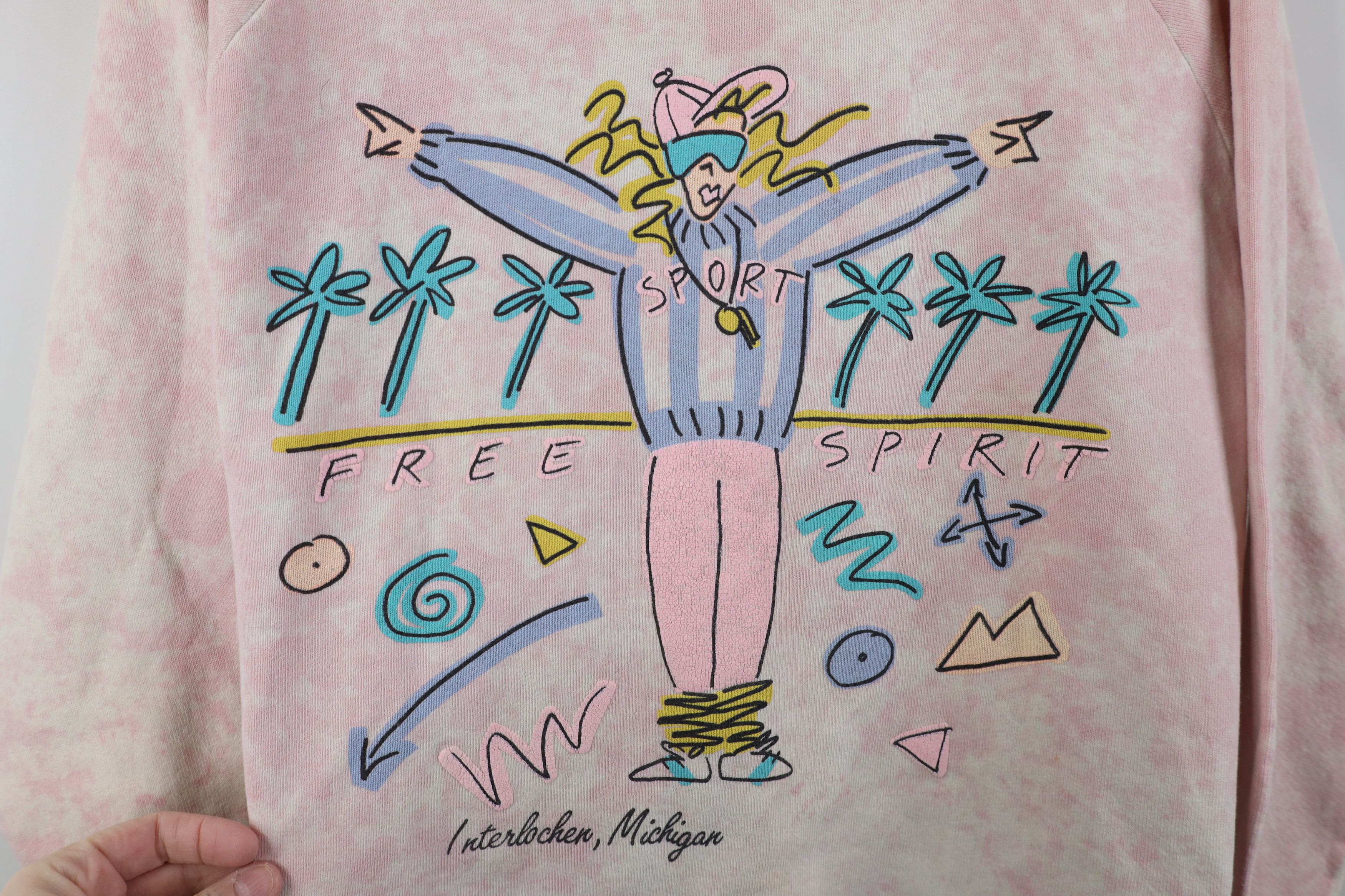 Vintage Vintage 80s 90s Streetwear Free Spirit Crewneck Sweatshirt Size M / US 6-8 / IT 42-44 - 4 Thumbnail