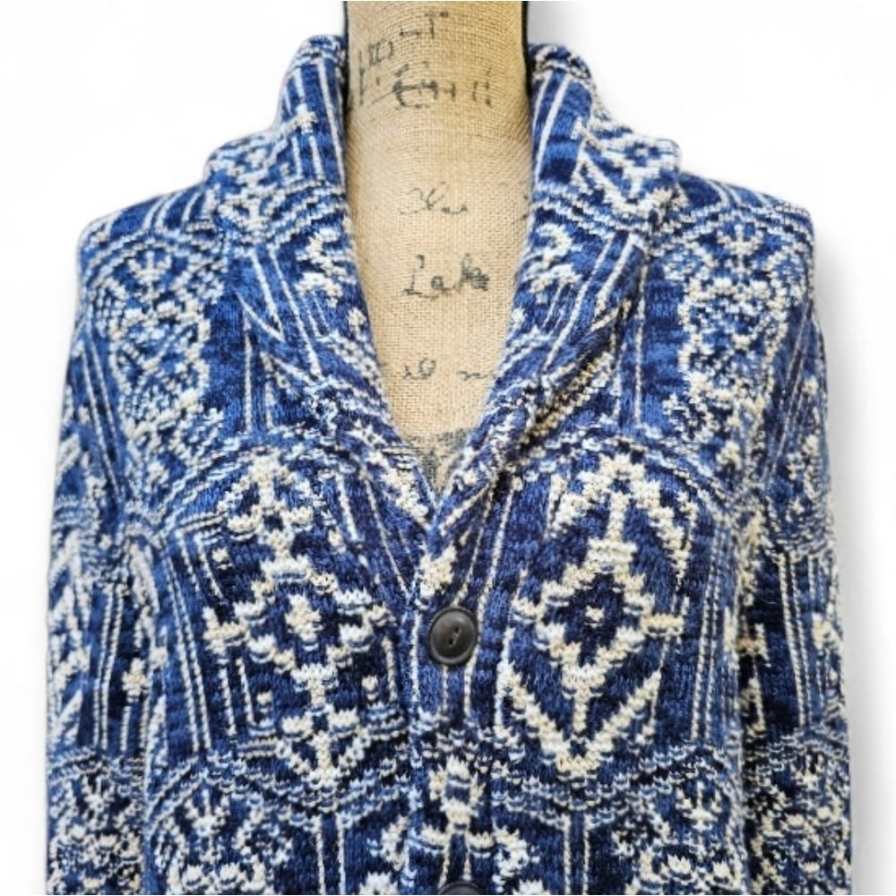 Denim & Supply Ralph Lauren NWT Rare Denim & Supply Ralph Lauren Navy and Beige Aztec Size M / US 6-8 / IT 42-44 - 3 Thumbnail