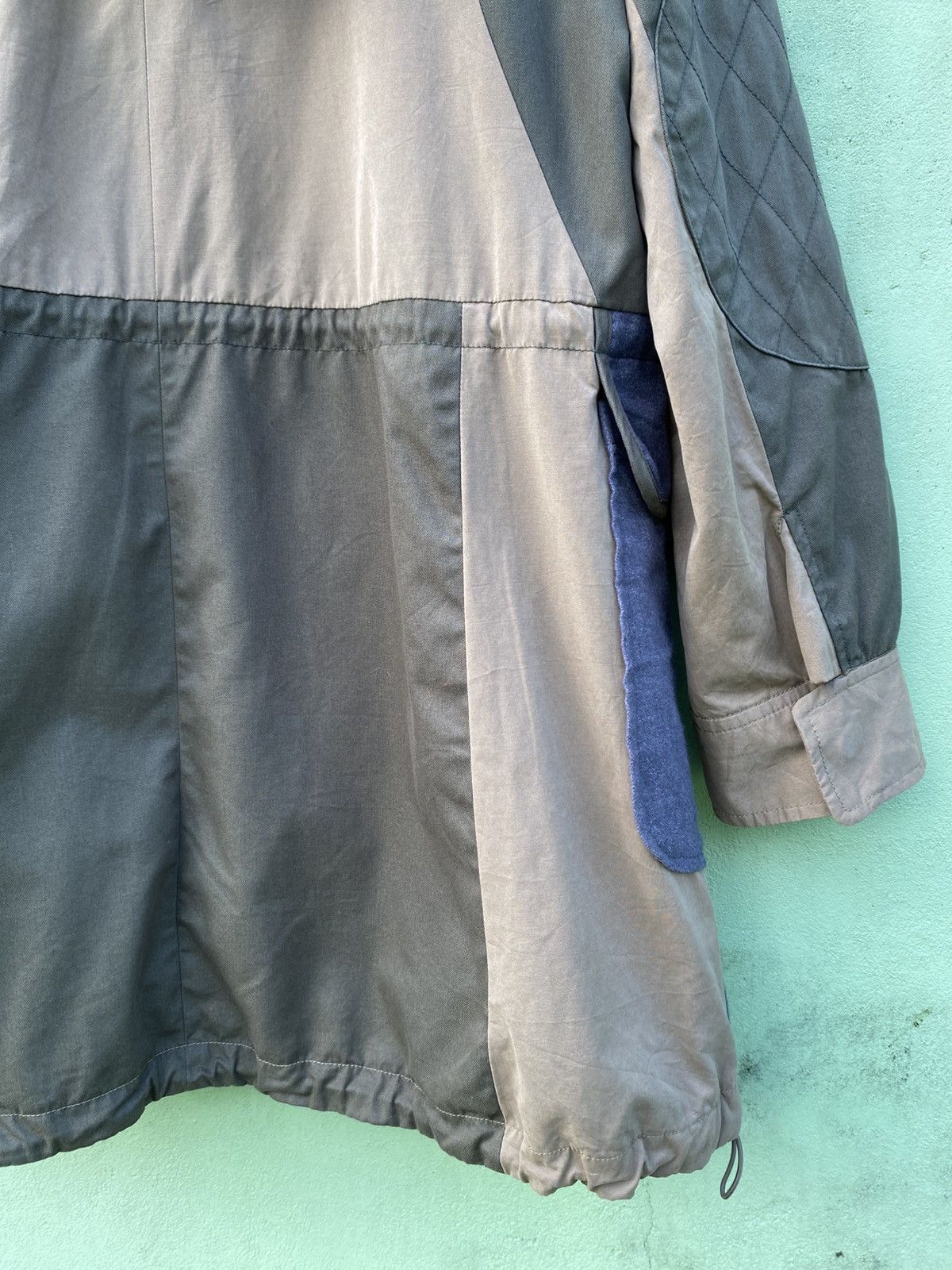 Japanese Brand Us N Them Utility Hooded Jacket Colorblock Outdoor Military Size US XL / EU 56 / 4 - 15 Thumbnail