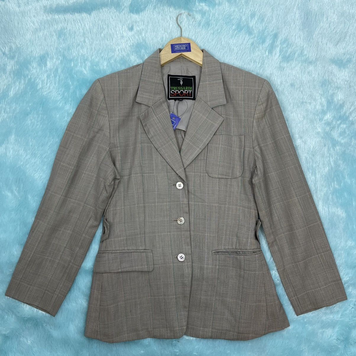 Trussardi Trussardi Sport Plaid Blazer - Classic and Elegant Size M / US 6-8 / IT 42-44 - 1 Thumbnail
