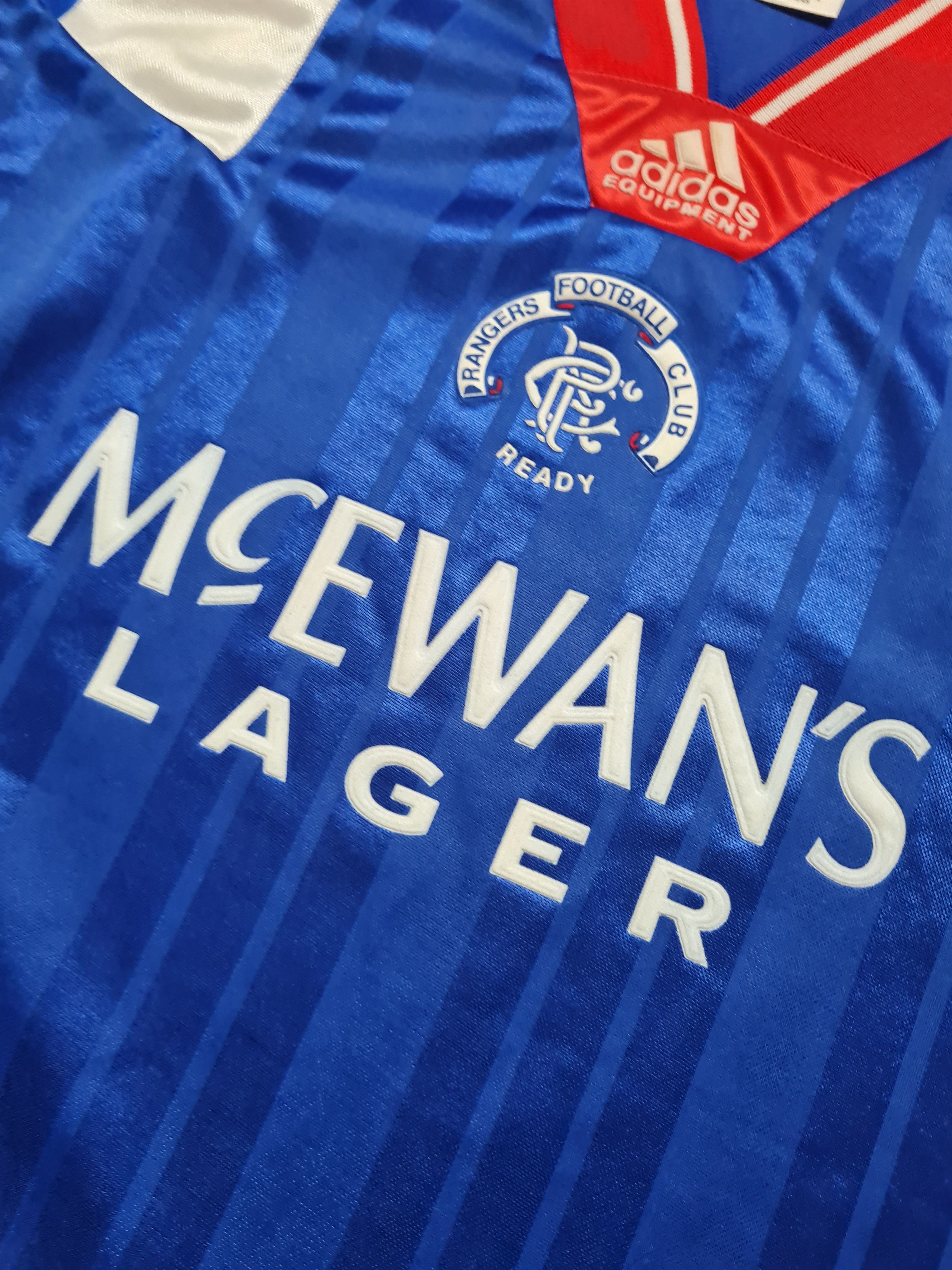 Adidas GLASGOW RANGERS 1992/1994 HOME SHIRT FOOTBALL SOCCER ADIDAS Size US M / EU 48-50 / 2 - 15 Thumbnail