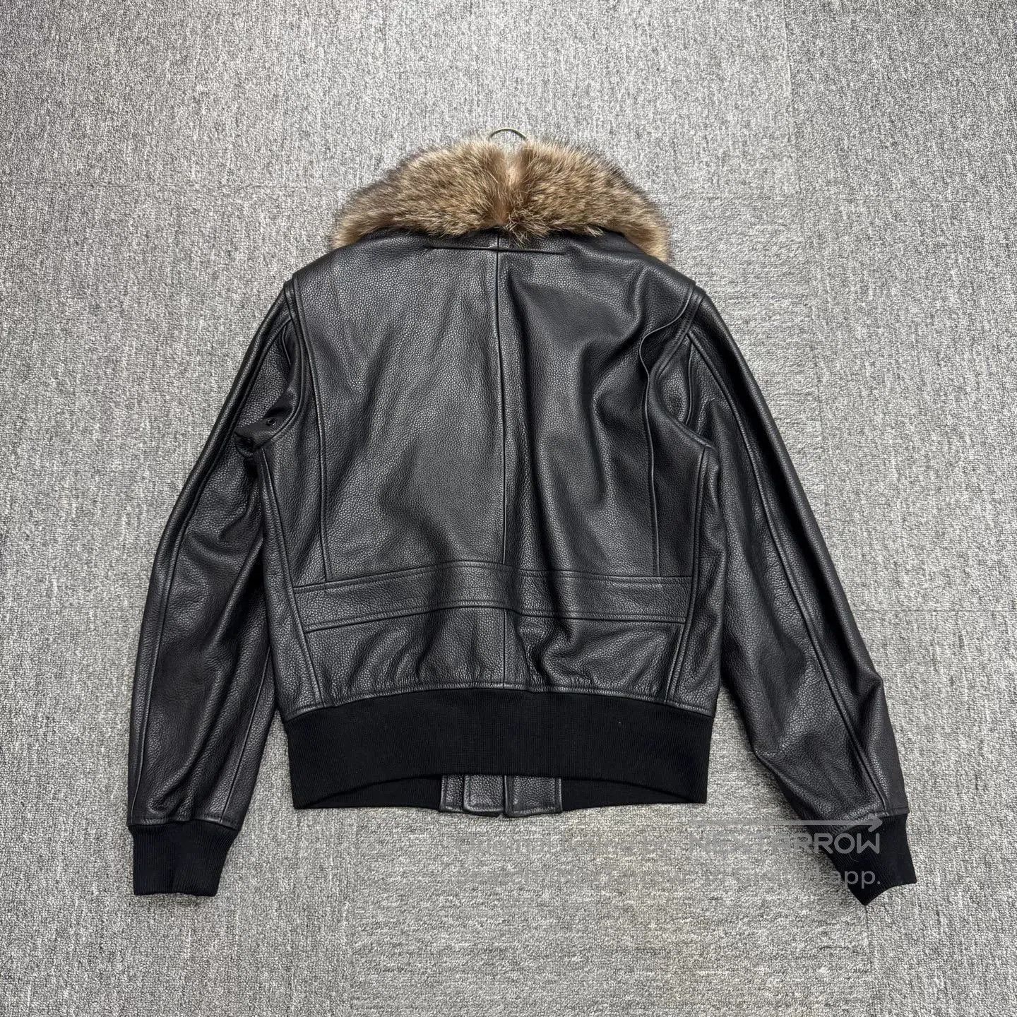Givenchy givenchy black leather fur collar jacket. Size US XL / EU 56 / 4 - 2 Thumbnail