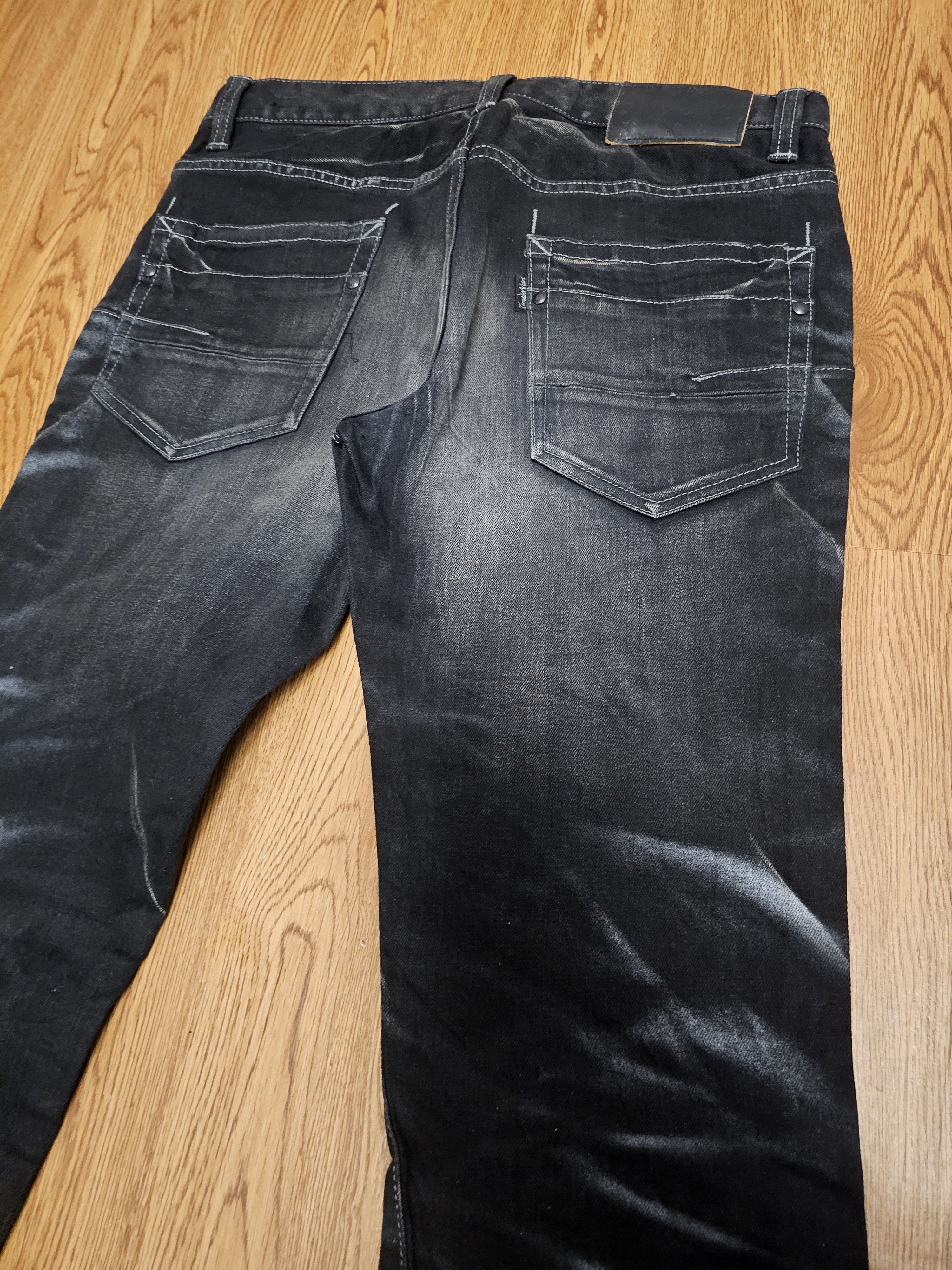 Tornado Mart Tornado Mart Silver Clawed Marks Flared Jeans Size US 30 / EU 46 - 5 Thumbnail