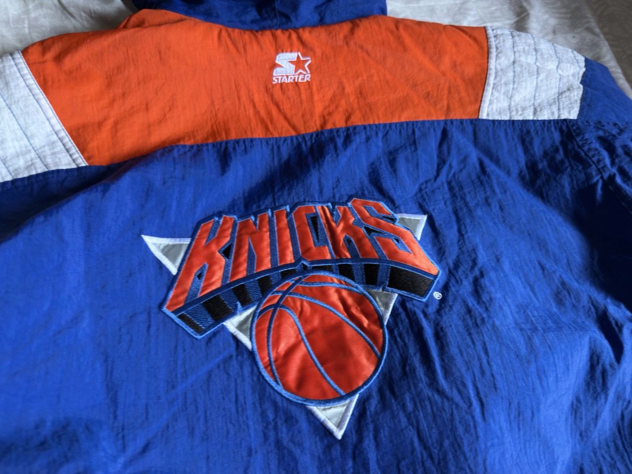 Starter New York Knicks Starter Windbreaker Jacket Large PLEASE READ Size US L / EU 52-54 / 3 - 7 Thumbnail