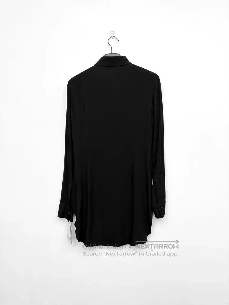 Yohji Yamamoto Yohji Yamamoto Open Neck Drape Long Sleeve Shirt Size US L / EU 52-54 / 3 - 3 Thumbnail