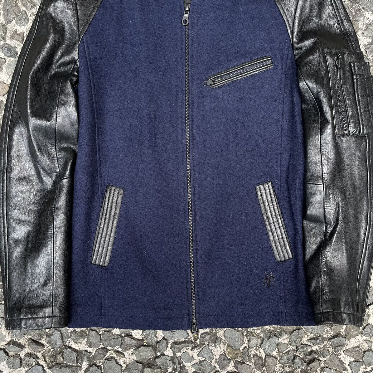 Murder License Murder License Wool & Goat Leather Hybrid Jacket Size US S / EU 44-46 / 1 - 3 Thumbnail