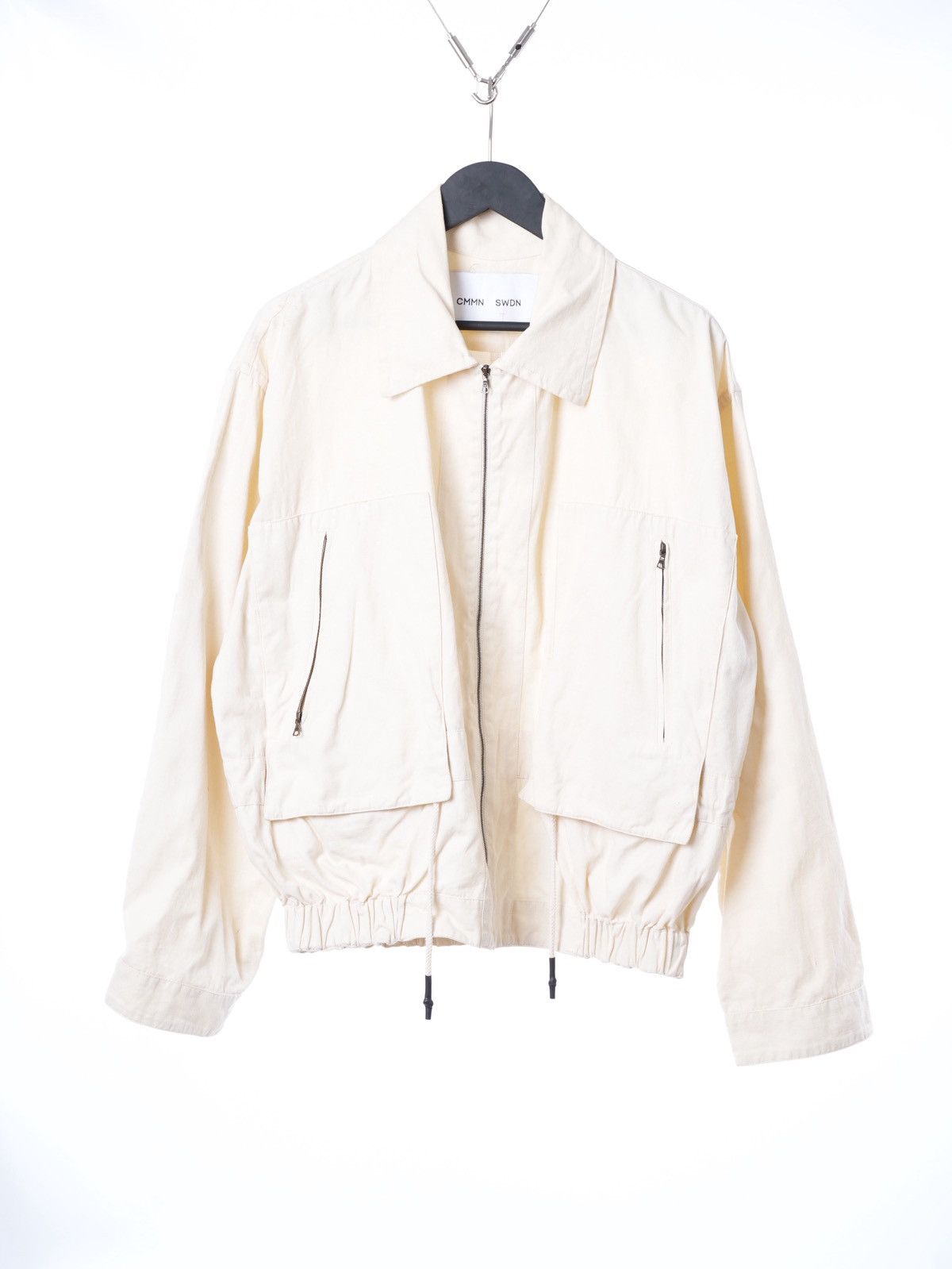CMMN SWDN Cmon Swdn Full Zip Beige Denim jacket sz50 Size US M / EU 48-50 / 2 - 1 Thumbnail