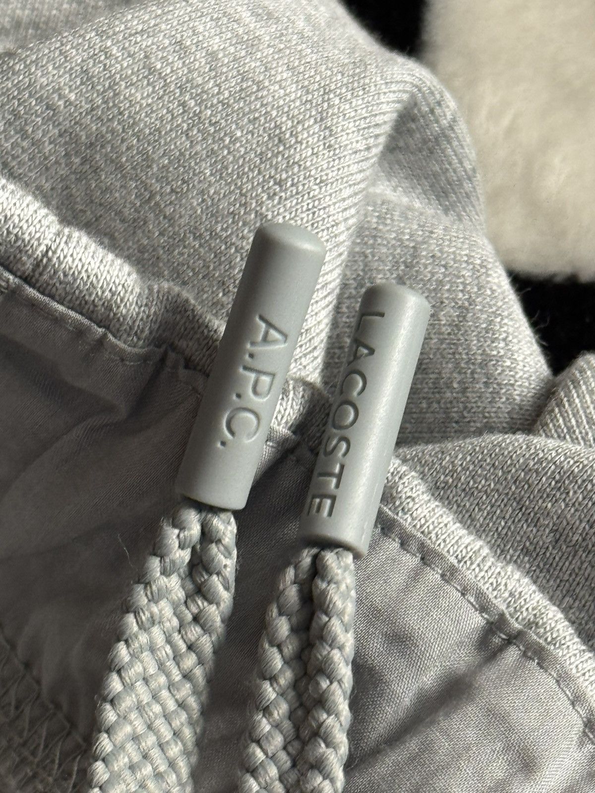 Lacoste NEW APC PARIS X LACOSTE SWEATPANTS GRAY XL DRAWSTRING Size US 36 / EU 52 - 3 Thumbnail