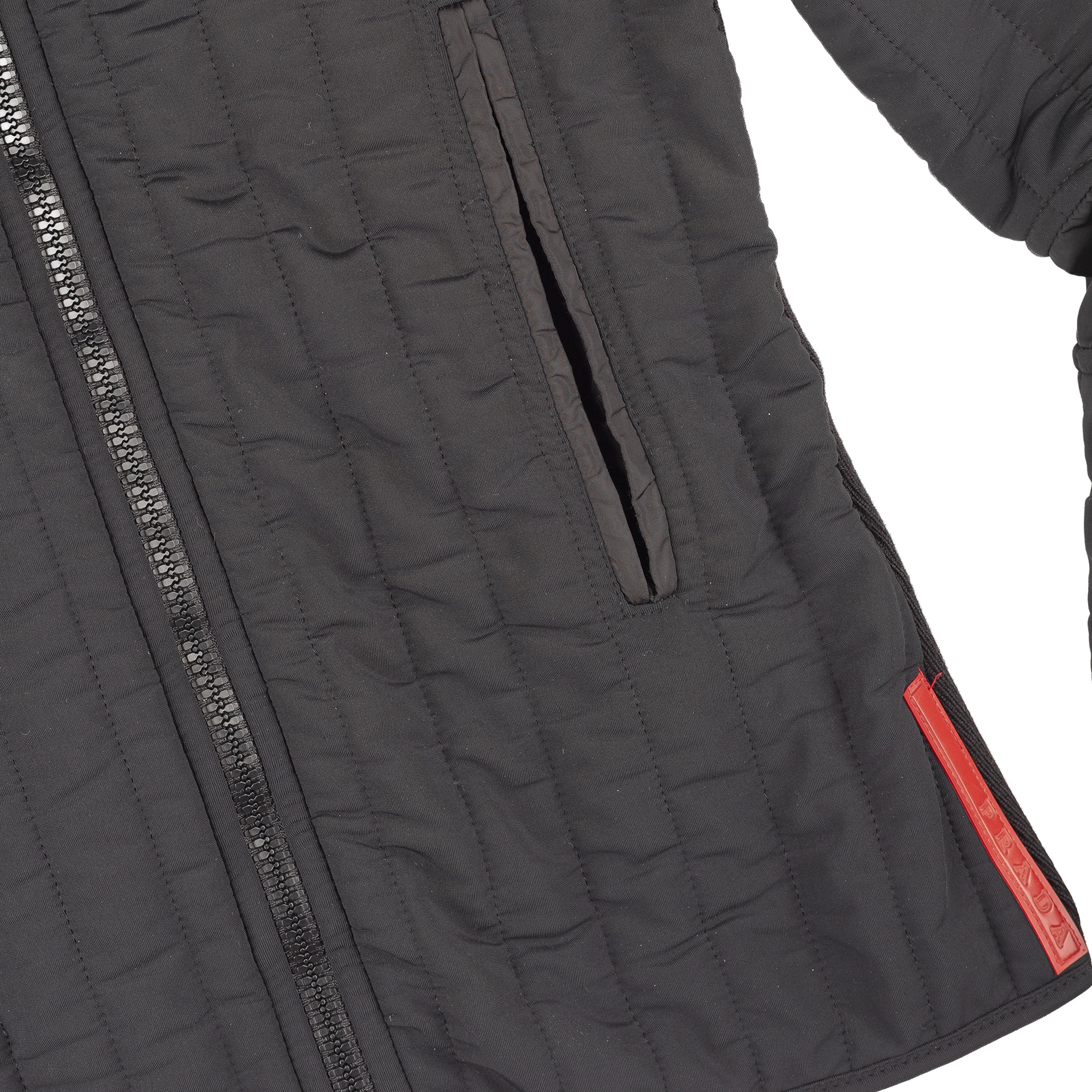 Prada Prada Sport Black Quilted Fitted Jacket with Side Zipper Size S / US 4 / IT 40 - 5 Thumbnail