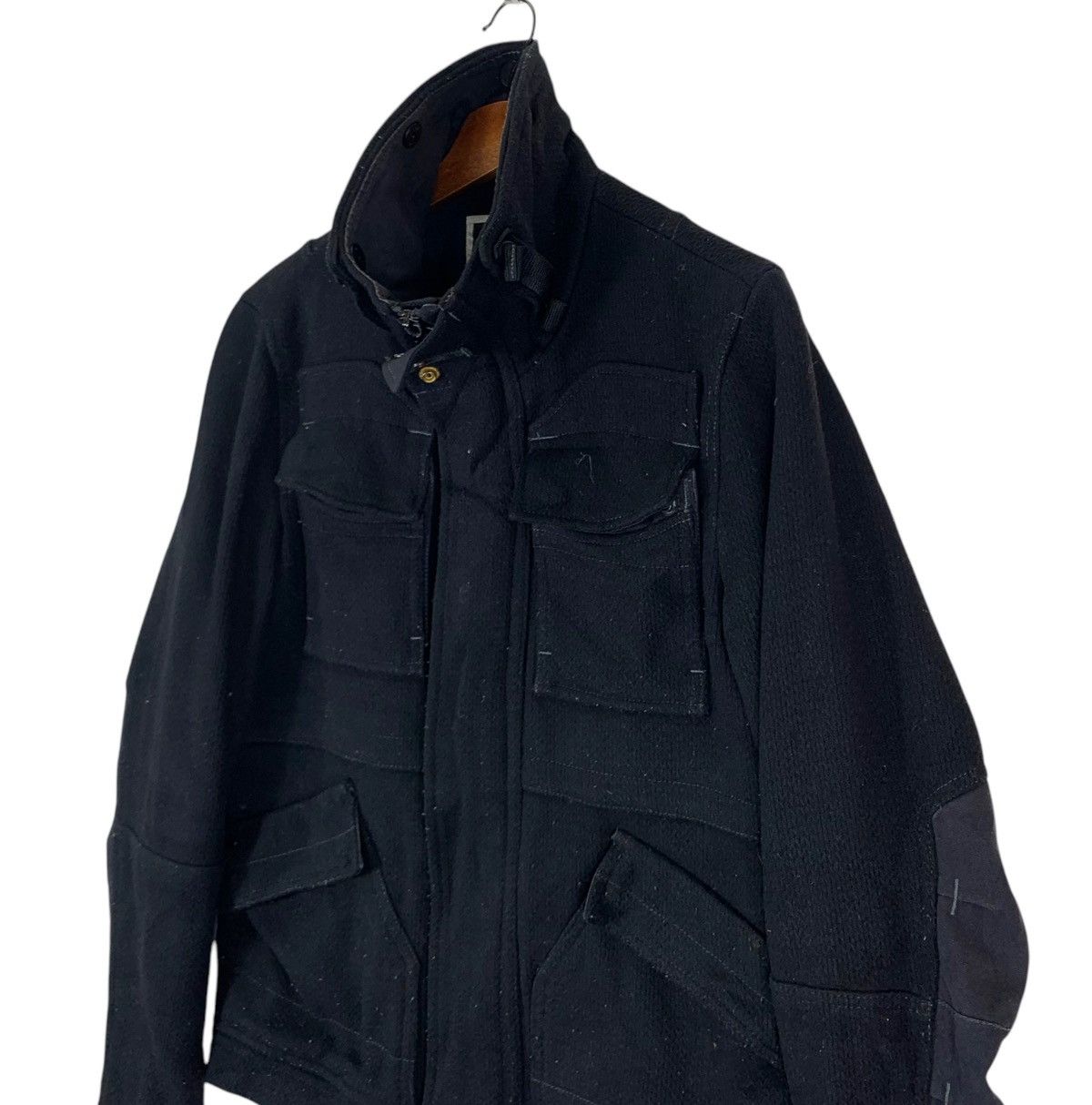 G-Star VINTAGE G-STAR RAW DENIM BLACK BOMBER JACKET Size US S / EU 44-46 / 1 - 4 Thumbnail