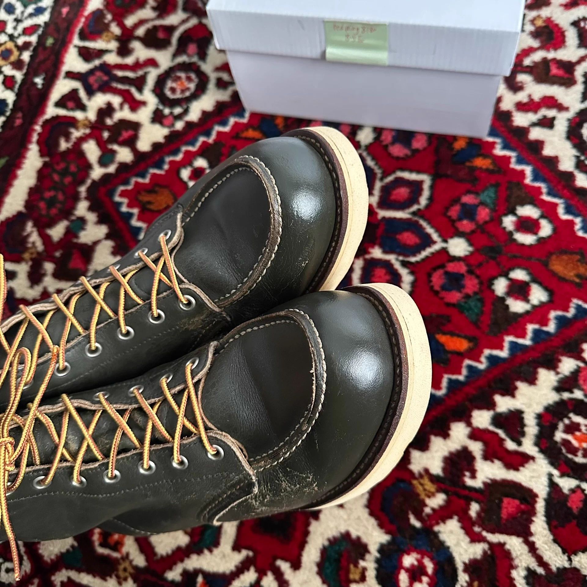 Red Wing Red Wing 8180 8.5E 4-hole Dog Tag Tea Core x Whites/Wesco Size US 8.5 / EU 41-42 - 4 Thumbnail