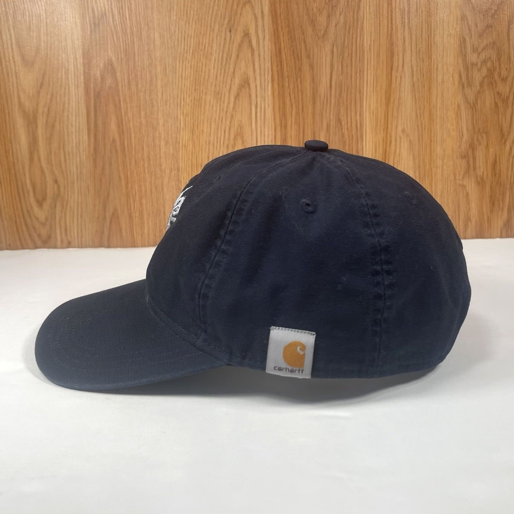 Carhartt Carhartt Hat Adult Navy Blue SFD Embroidered StrapBack Baseball Cap Size ONE SIZE - 4 Thumbnail