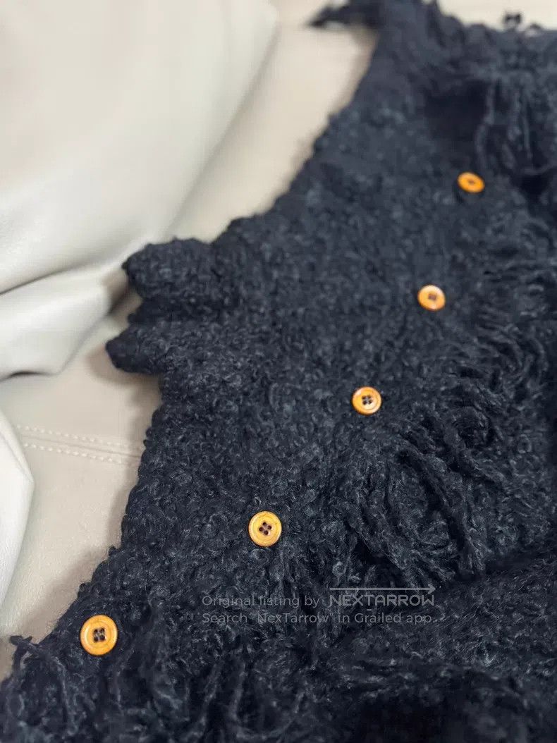 Comme des Garcons Comme Des Garcons Fringe Cashmere Knit Cardigan Size S / US 4 / IT 40 - 7 Thumbnail