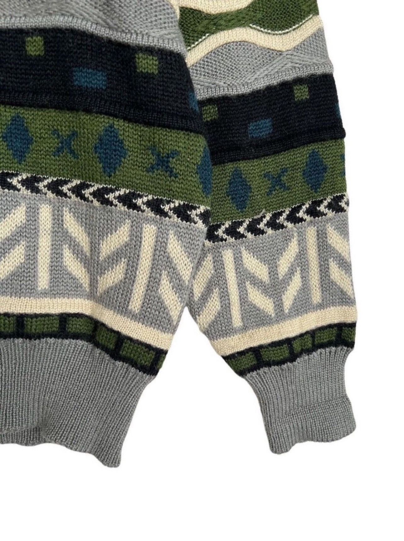 Vintage Vintage Multicolour Art Knitwear Inspired by Coogi Knitwear Size US S / EU 44-46 / 1 - 5 Thumbnail