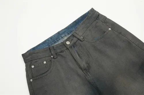 Hypebeast × Japanese Brand × Jean Heavy distressed men's tie-dyed gradient loose jeans Size US 32 / EU 48 - 4 Thumbnail