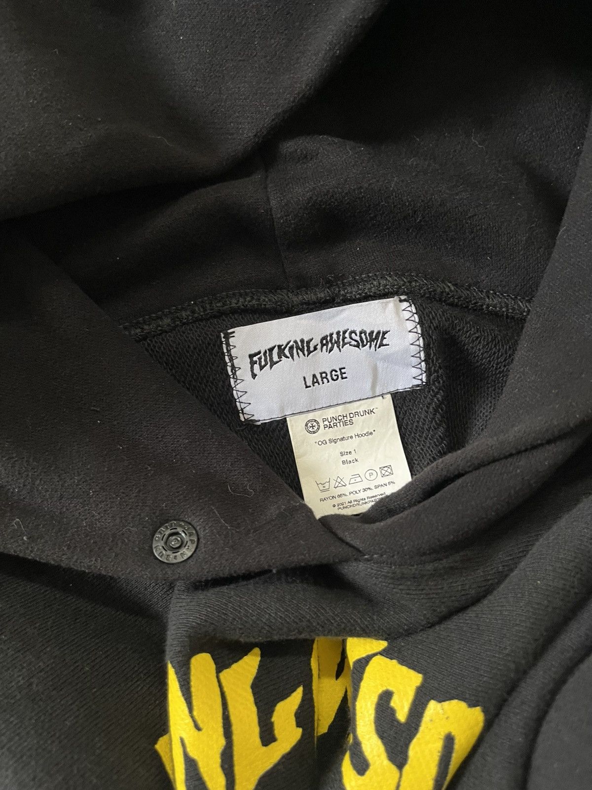 Fucking Awesome Fucking Awesome X Punch Drunk Parties Hoddie Size US L / EU 52-54 / 3 - 4 Thumbnail