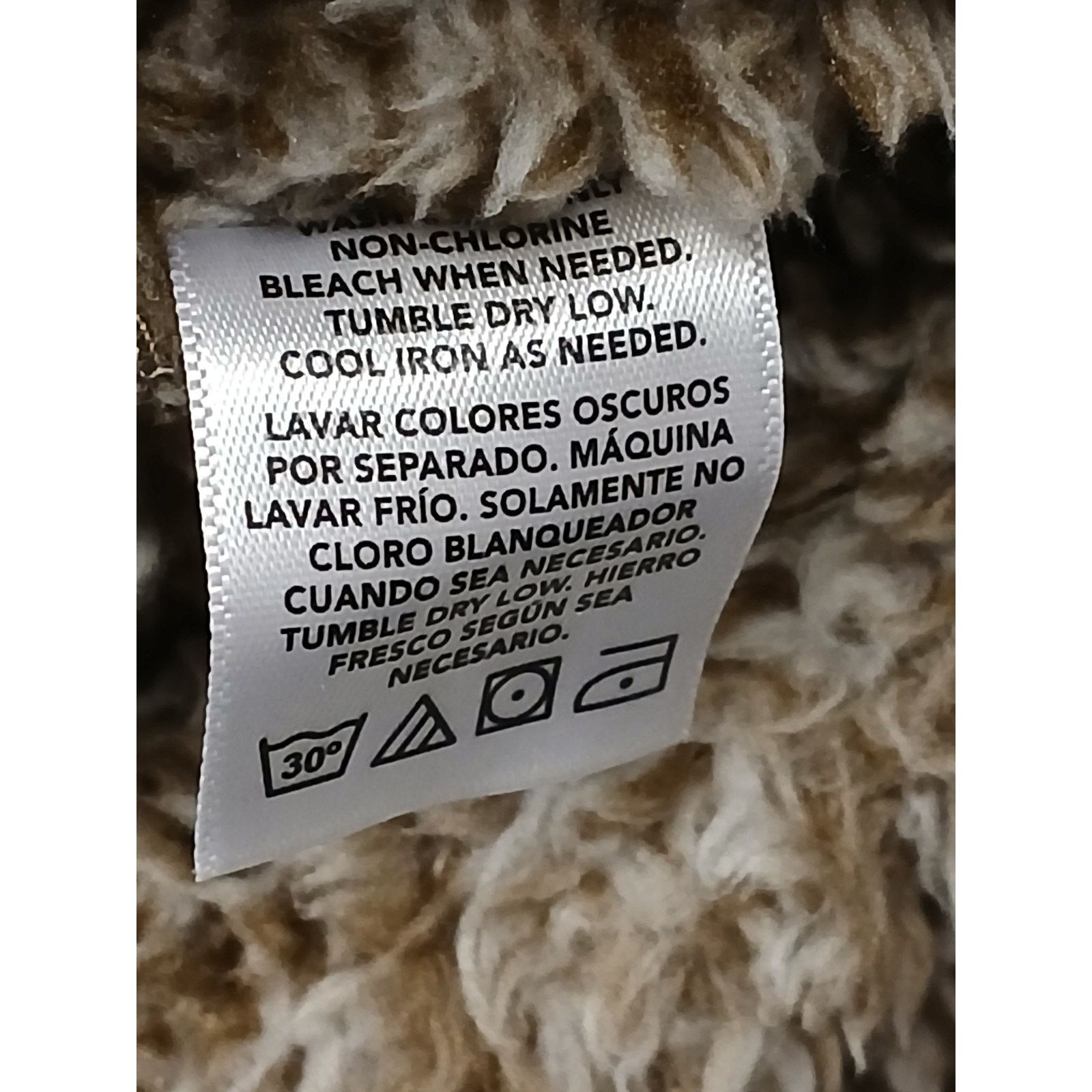 Other Alpine Sherpa (Medium) Brown Quarter Zip Pullover Sweatshirt Size M / US 6-8 / IT 42-44 - 7 Thumbnail