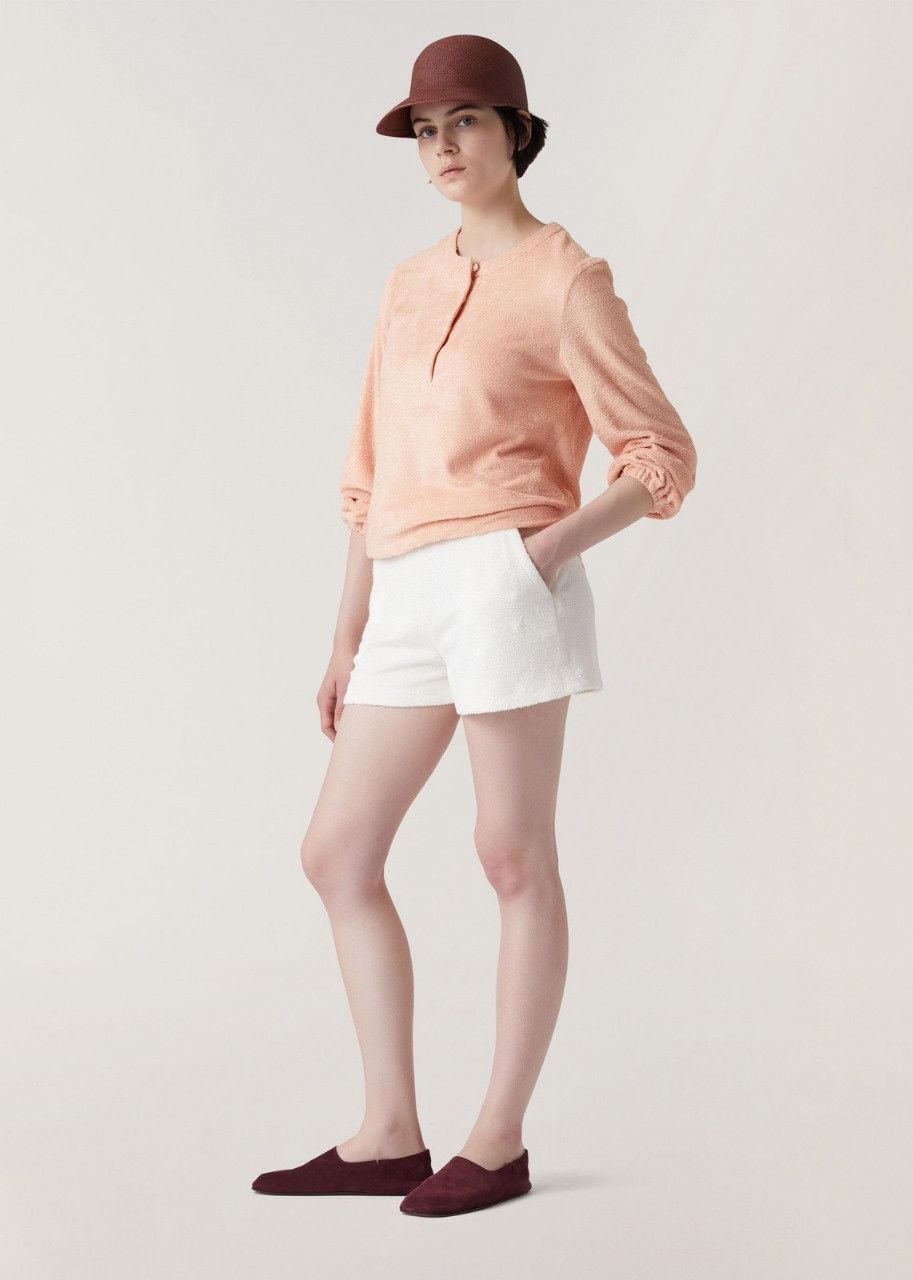 Loro Piana o1srvl11e0424 Shorts in White Size 36" / US 14 / IT 50 - 2 Thumbnail