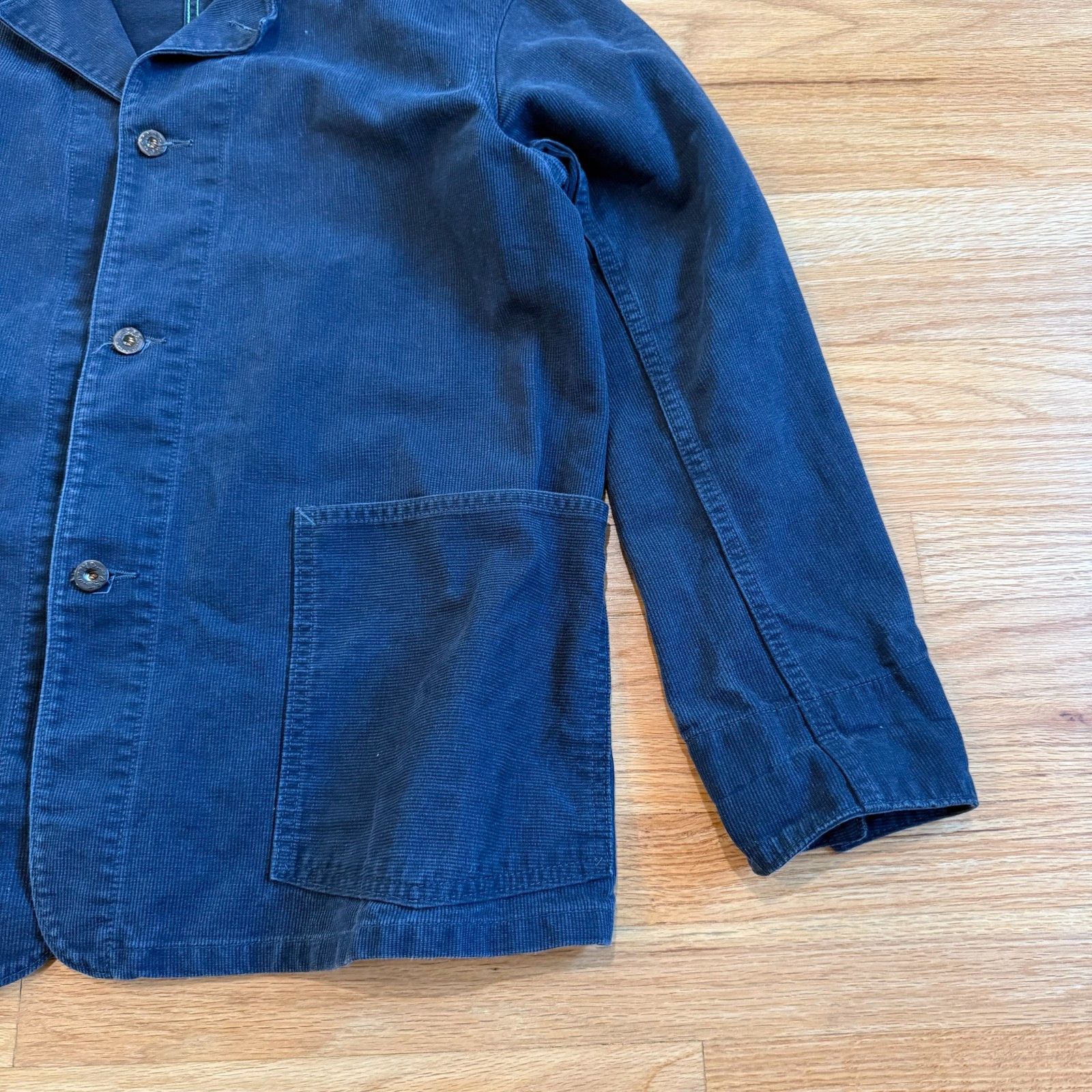 Post Overalls Post Overalls O'Alls OK43 Bedford Cord Utility Jacket Navy Size US M / EU 48-50 / 2 - 12 Thumbnail