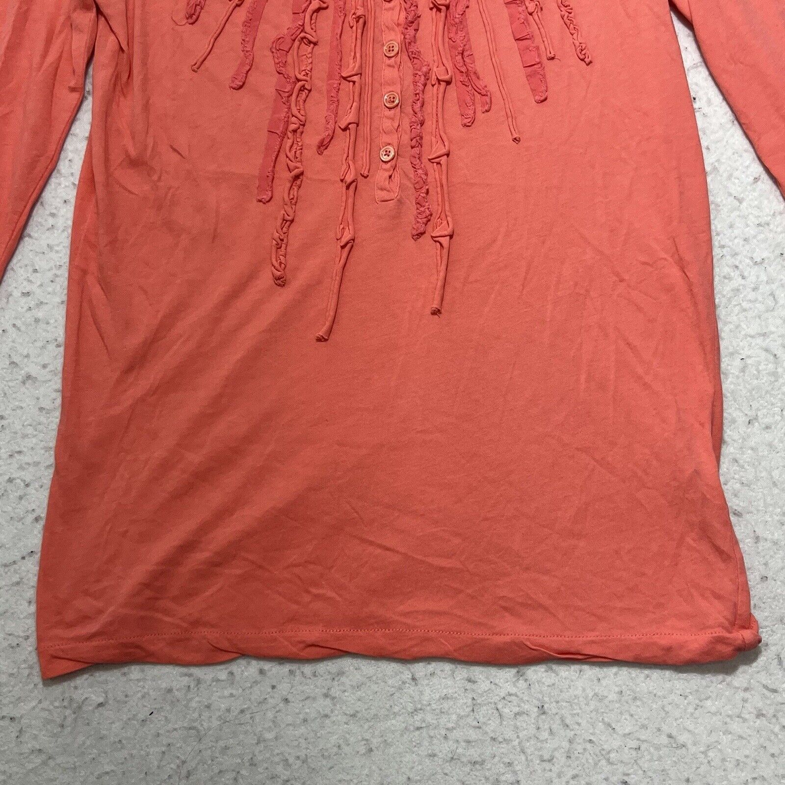 J.Crew J. Crew Small Long Sleeve Button Up Light Pink T Shirt Top Size S / US 4 / IT 40 - 4 Thumbnail