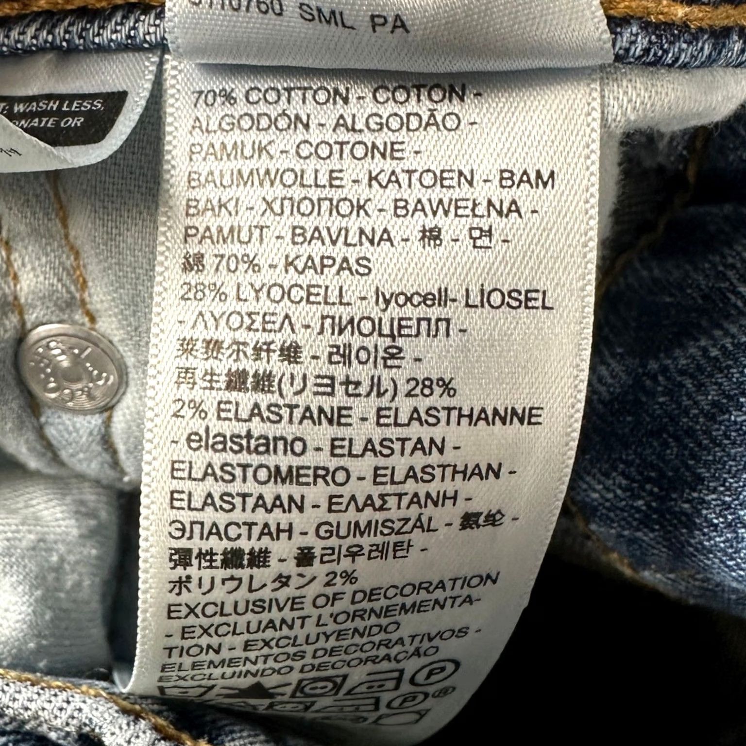 Levi's Levi's 541 Jeans Mens 38X30 Blue Athletic Tapered Stretch Denim Jeans Shirt? Size US 38 / EU 54 - 4 Thumbnail