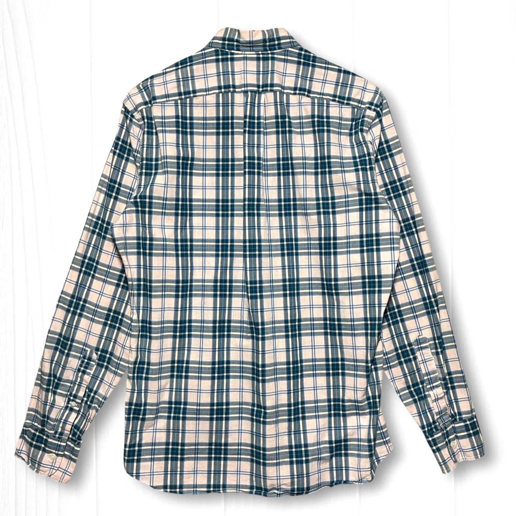 J.Crew J.Crew Mens Button-Down Shirt Slim Plaid Blue Pink M Size US M / EU 48-50 / 2 - 3 Thumbnail
