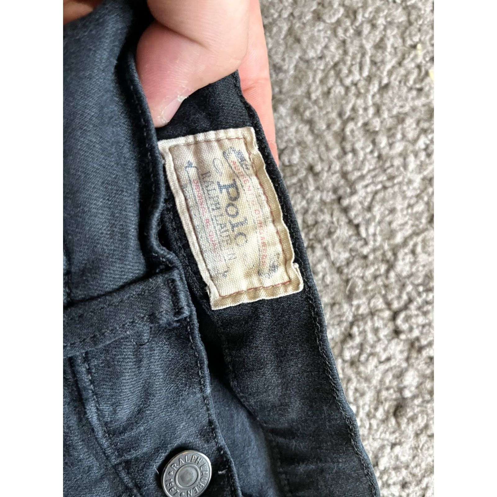 Polo Ralph Lauren Polo Ralph Lauren Varick Women’s Jeans Polo Ralph Lauren Varick Black Denim Skinny Legging Jeans Size 26" / US 2 / IT 38 - 5 Thumbnail