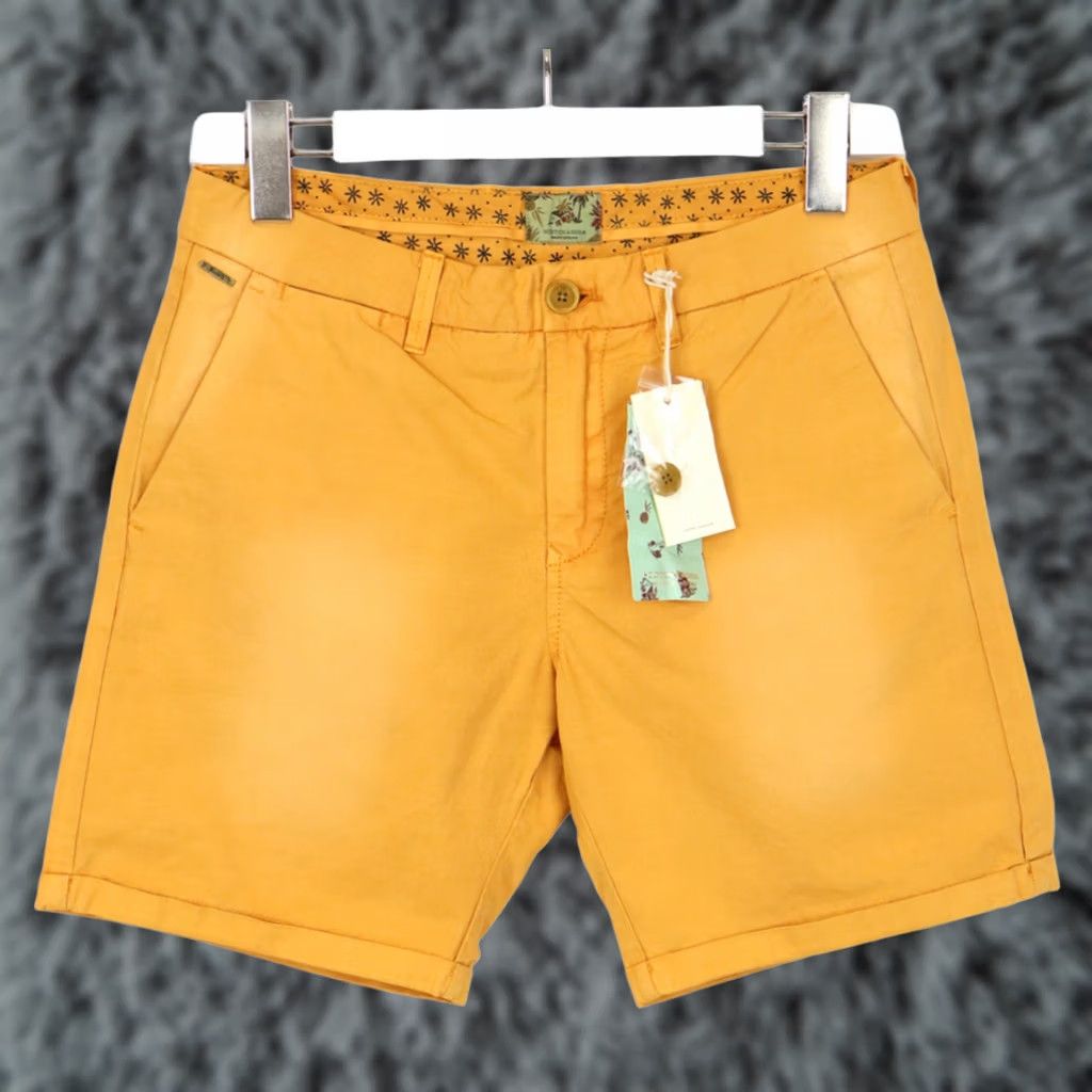 Scotch & Soda SCOTCH & SODA Shorts Men's W28 Faded Deep Yellow Orange Turn Up Zip Fly Size US 28 / EU 44 - 1 Thumbnail