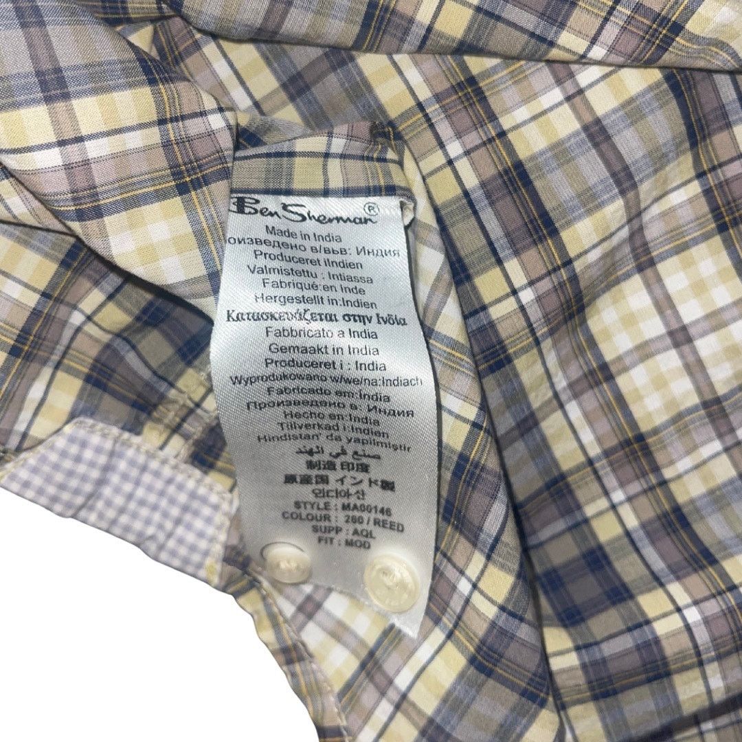 Ben Sherman Ben Sherman Pearl Snap Button Long Sleeve Plaid Shirt Cowboy Size US XXL / EU 58 / 5 - 4 Thumbnail