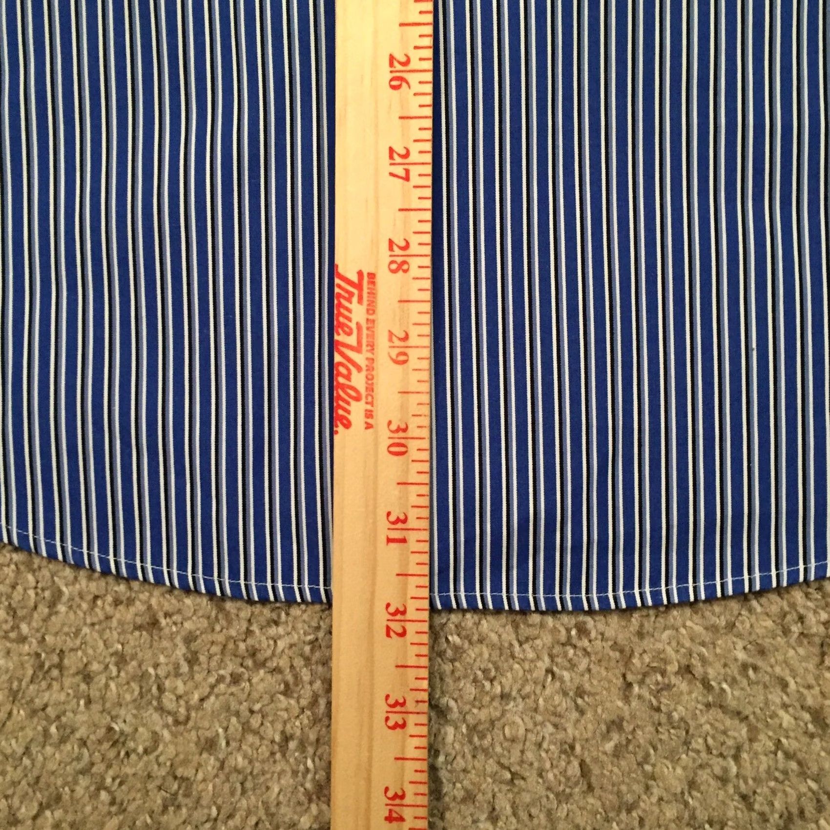 Polo Ralph Lauren Polo Ralph Lauren Men's Blue Striped Button Up Shirt Long Sleeve Regent 16.5 Size US XL / EU 56 / 4 - 7 Thumbnail
